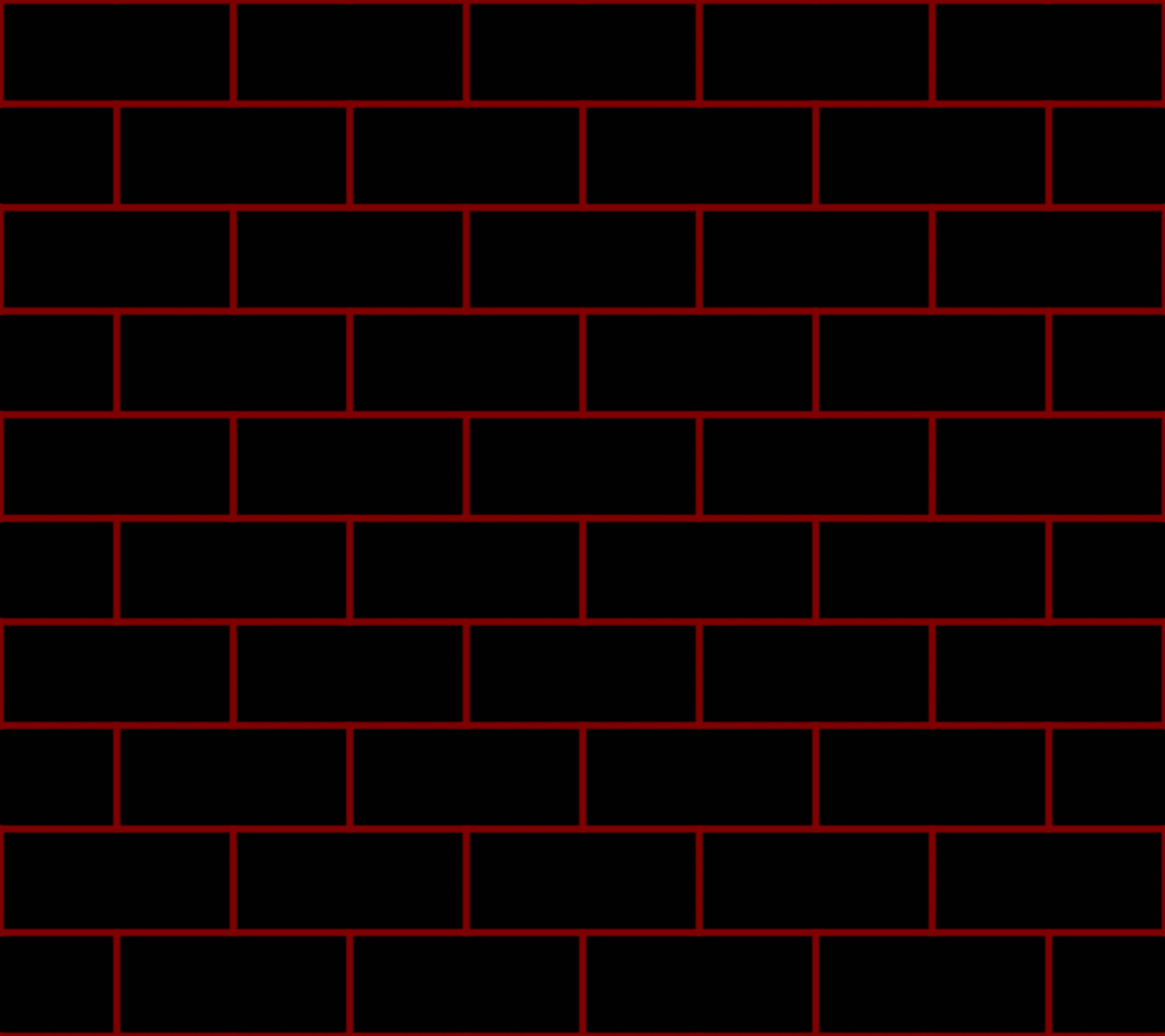 Black Brick With Red Outline Wallpaper