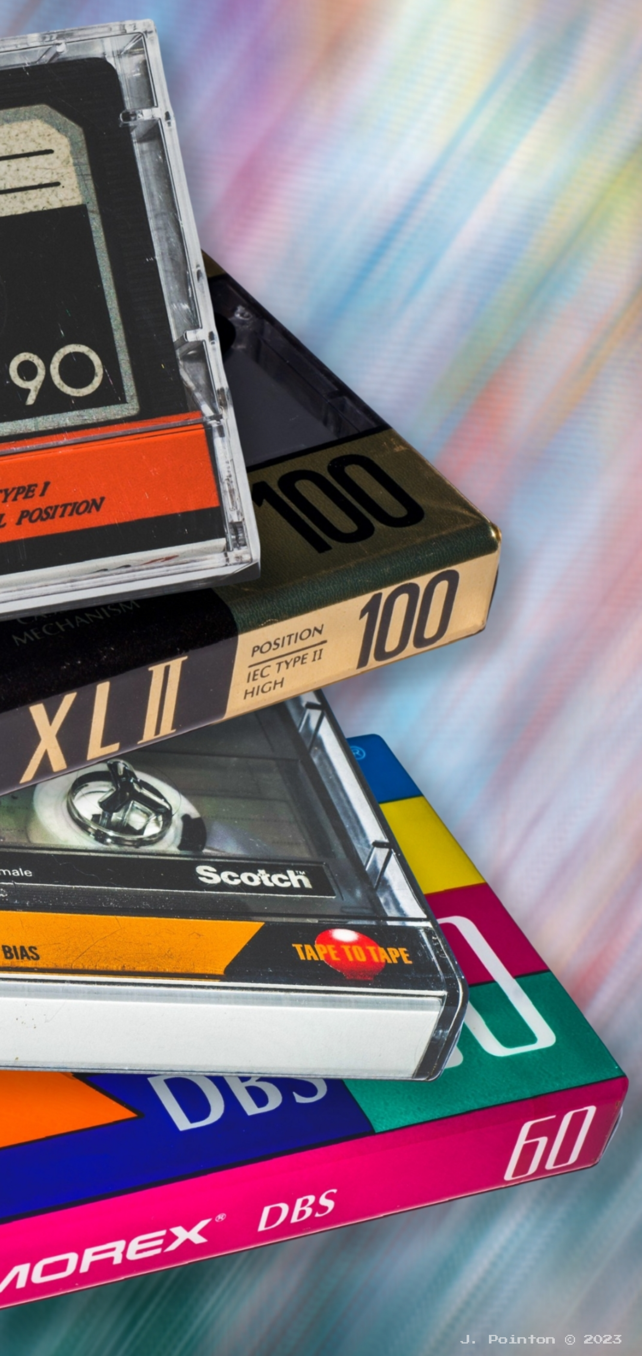 some cassette themed phone wallpaper