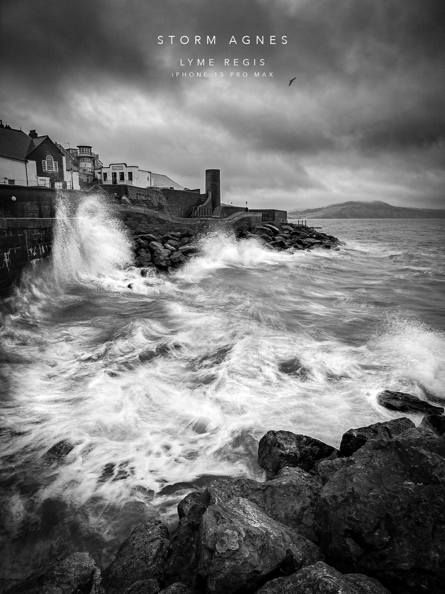 Photographing Storm Agnes with my