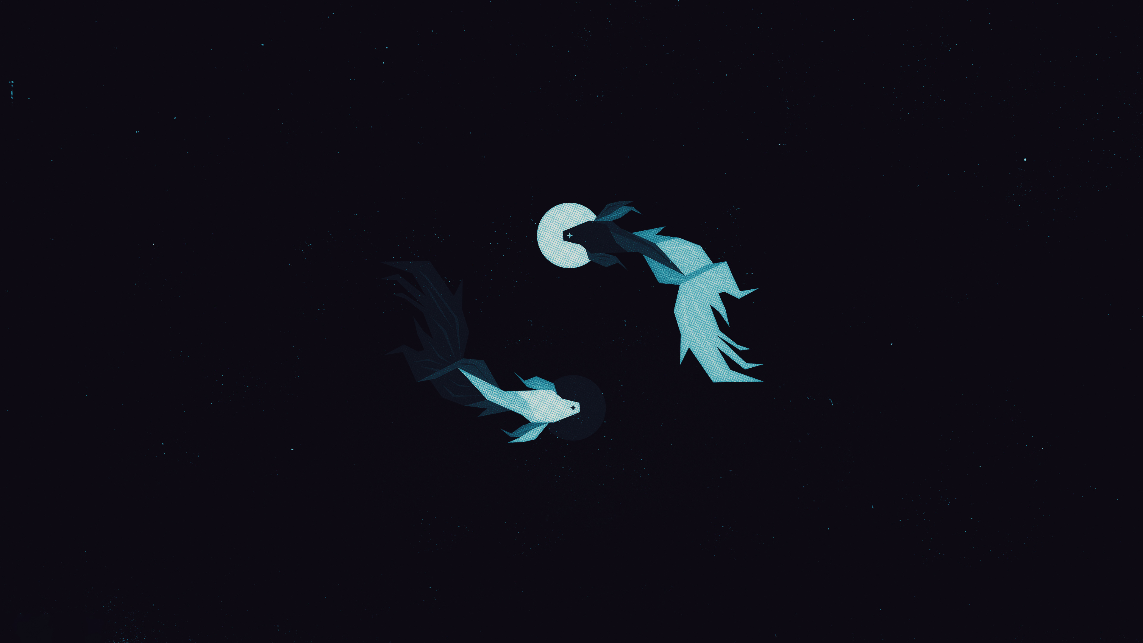 Fish Dark Minimal Wallpaper, HD Artist Wallpaper, 4k Wallpaper, Image, Background, Photos and Picture