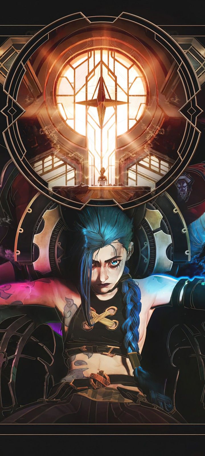 Jinx Arcane Wallpaper 720x1600. League