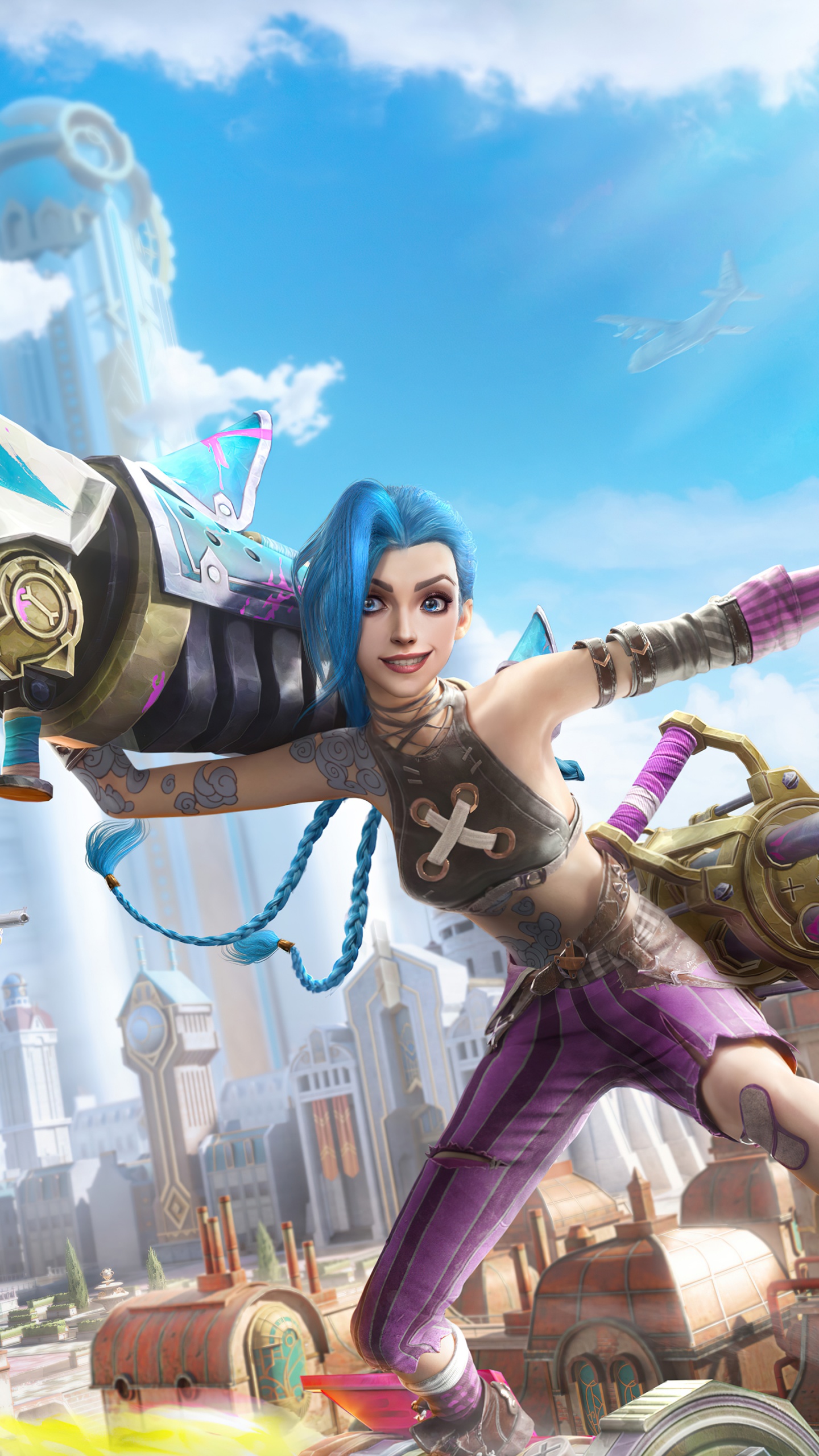 Jinx Wallpaper 4K, BGMI, PUBG, Arcane