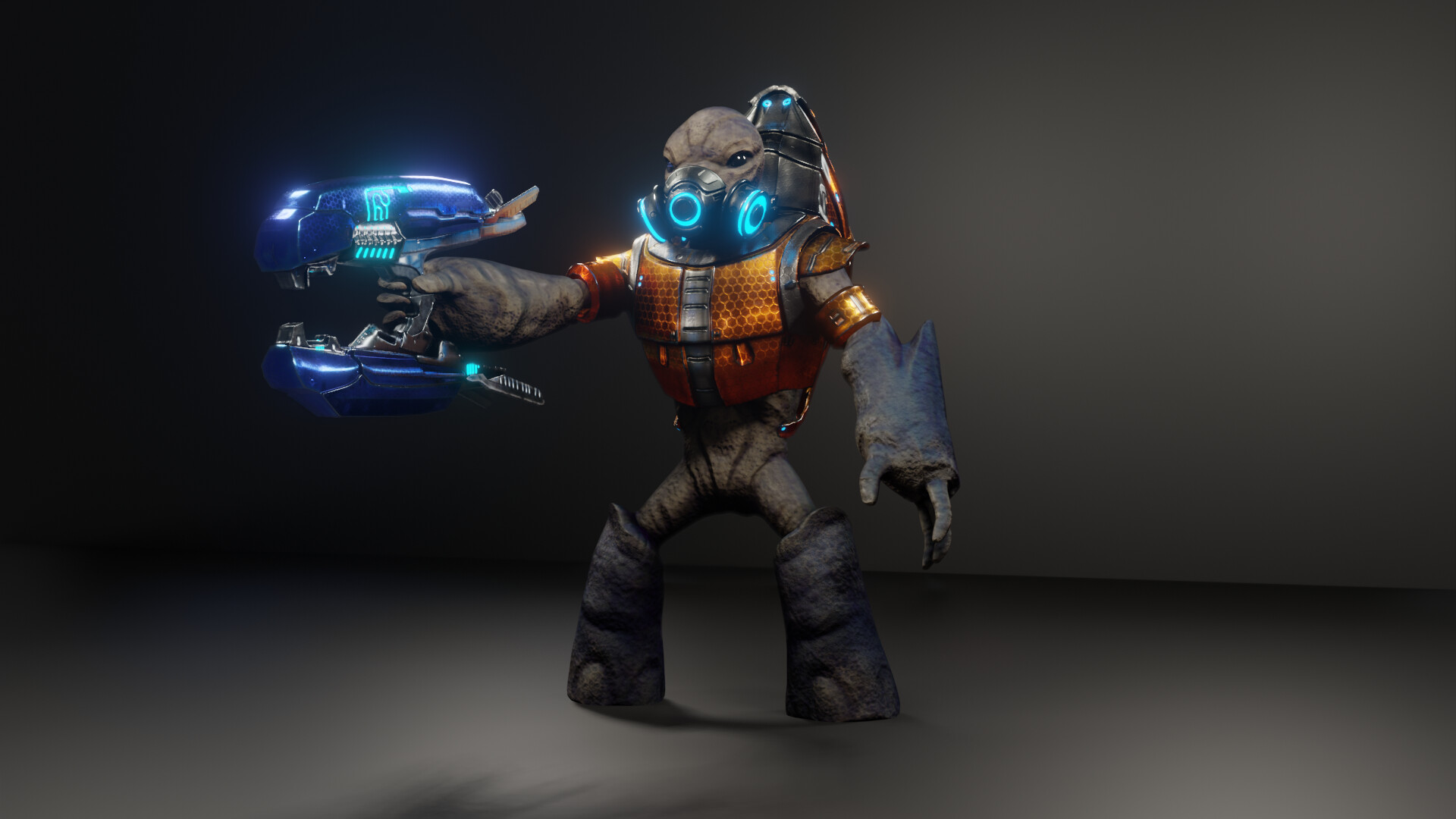 Halo Grunt 3D Model