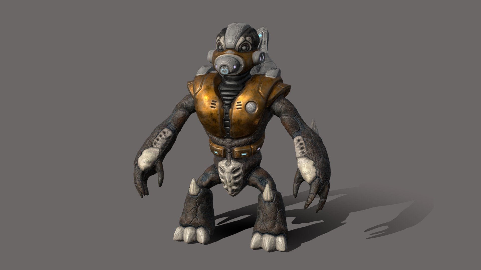 Halo Grunt Free 3D model