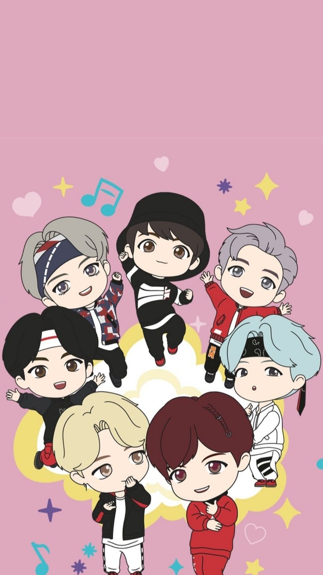 Bts chibi, Bts wallpaper, Cute wallpaper