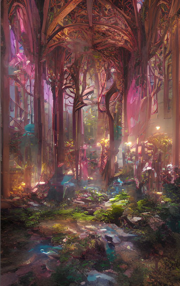 magic forest wallpaper. Fantasy forest