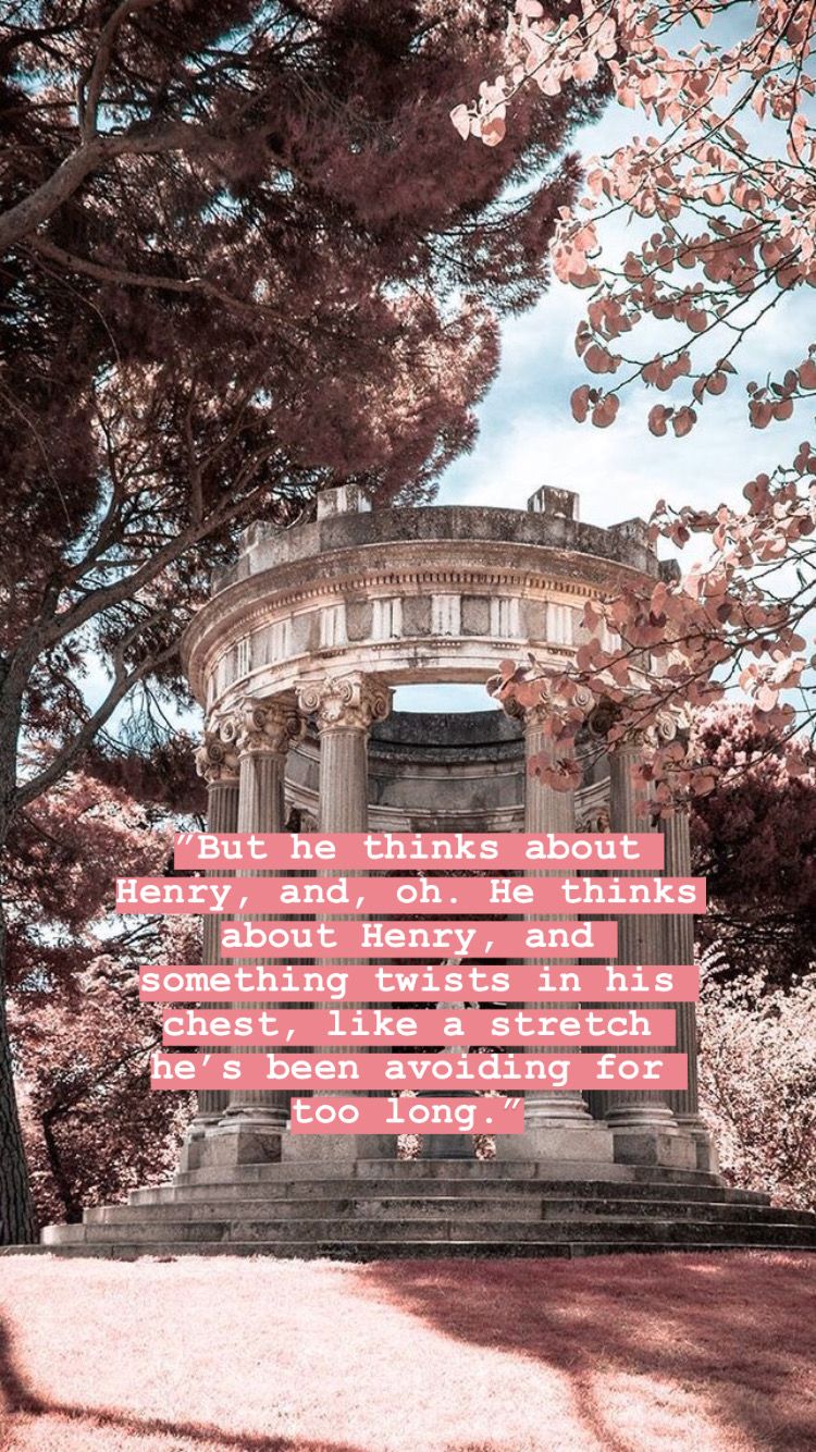 Red, White & Royal Blue lockscreen