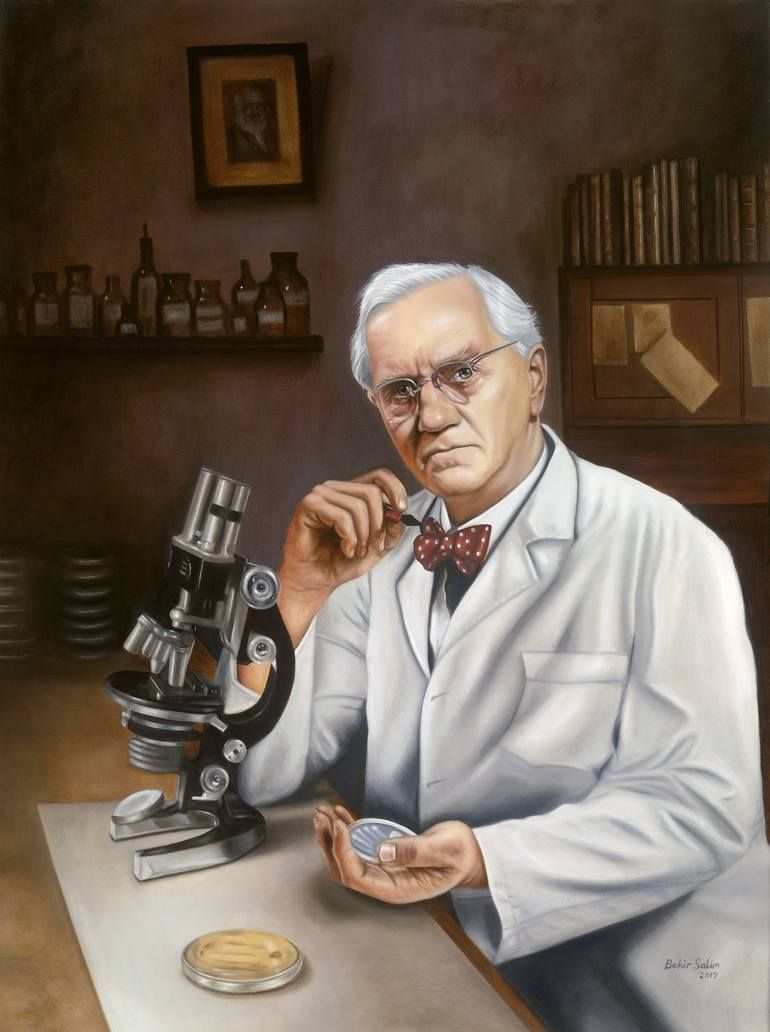 Alexander Fleming's Exclusive Portrait