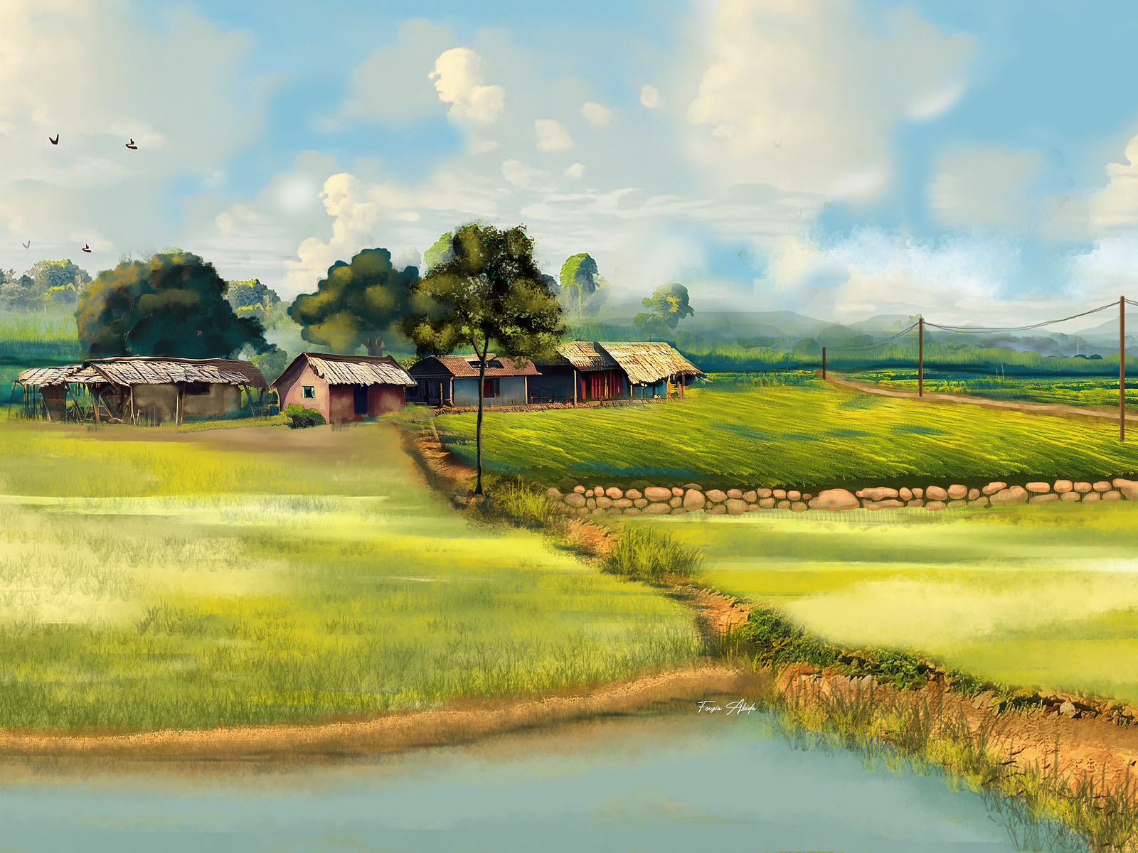 Bangladesh Village Art