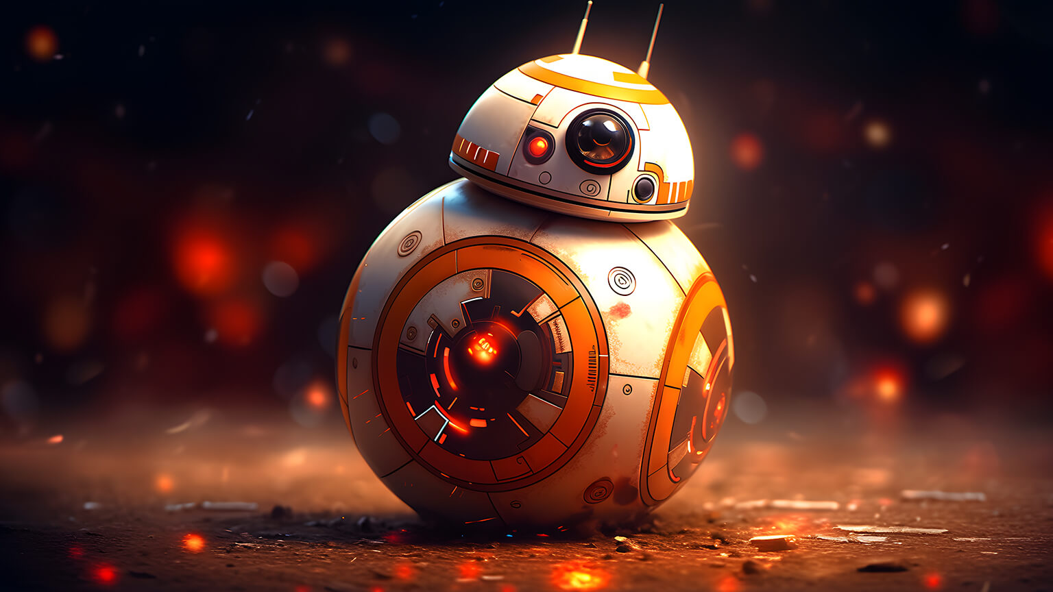 Star Wars BB 8 Aesthetic Desktop