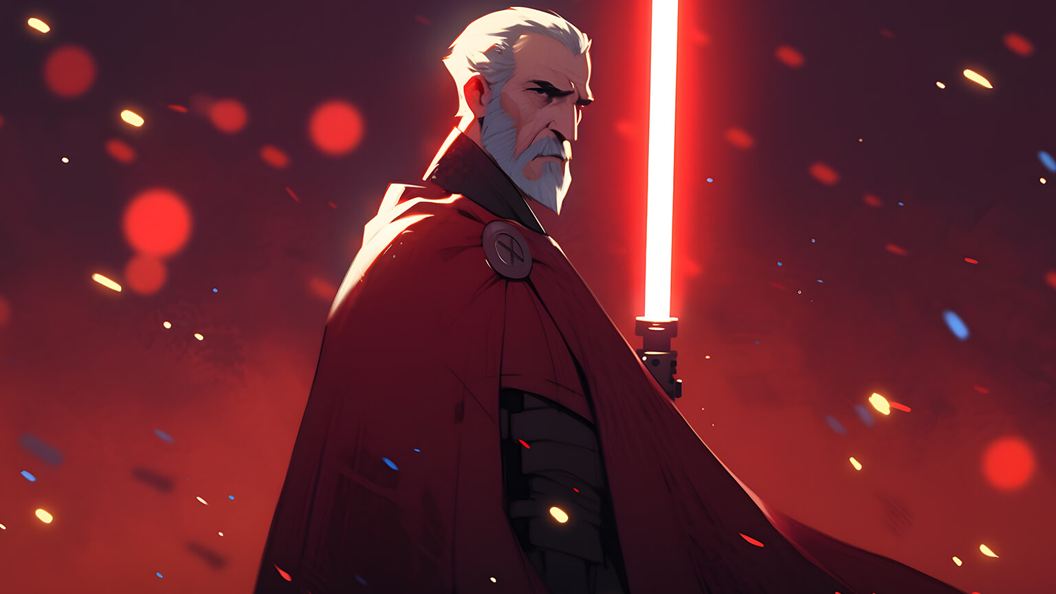 Star Wars Count Dooku Desktop Wallpaper