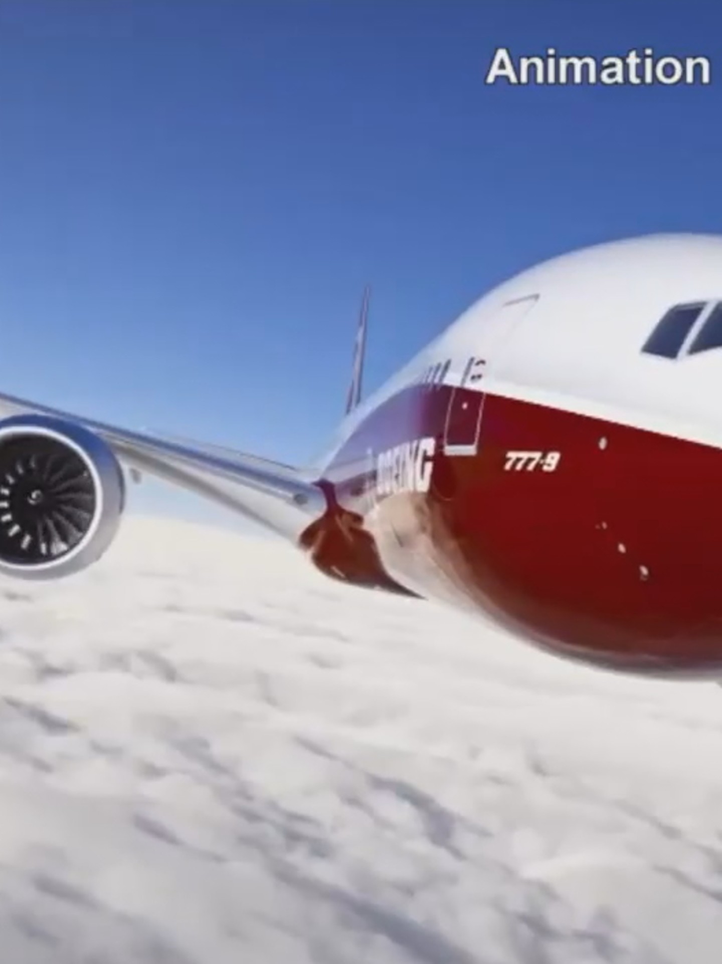 Door blows off Boeing 777X during