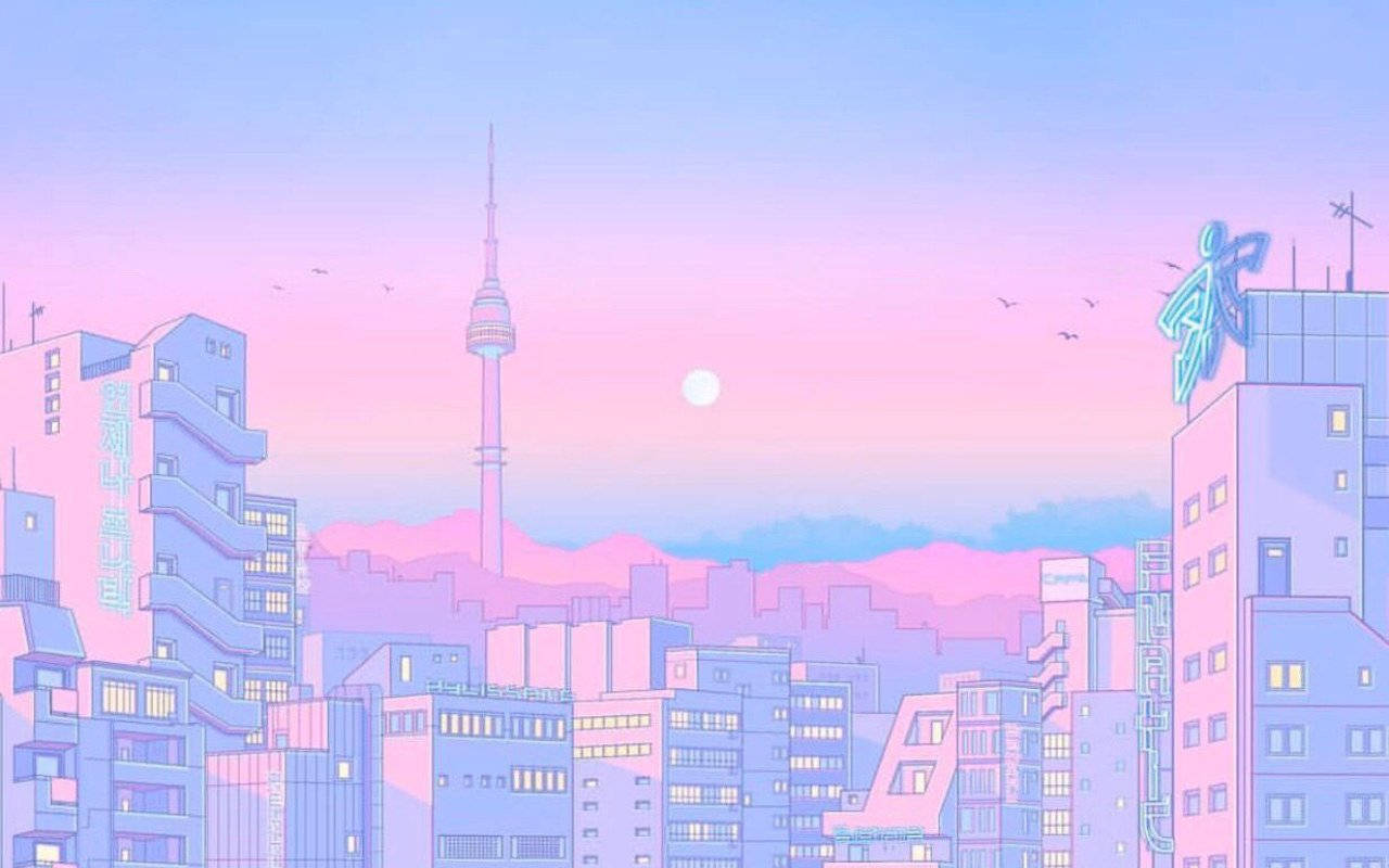Pastel Aesthetic Anime Wallpaper