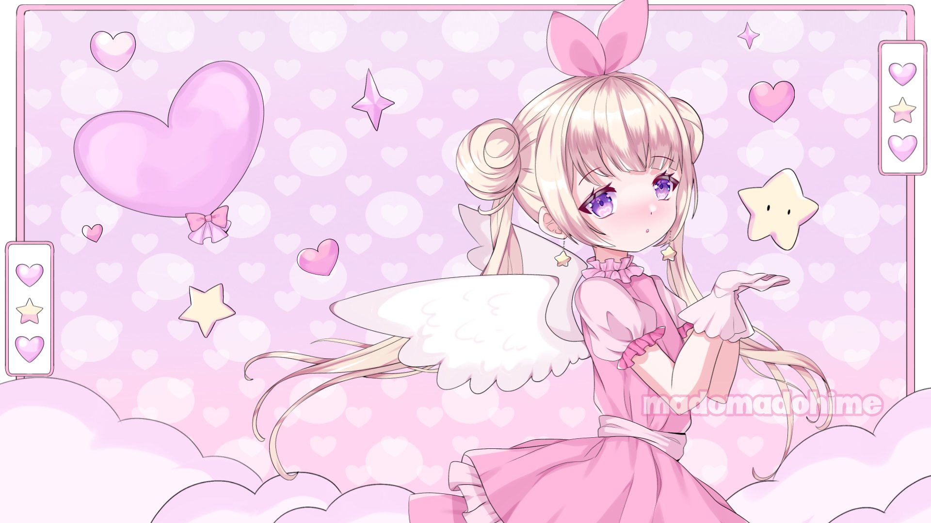 Pastel girl PC Wallpaper