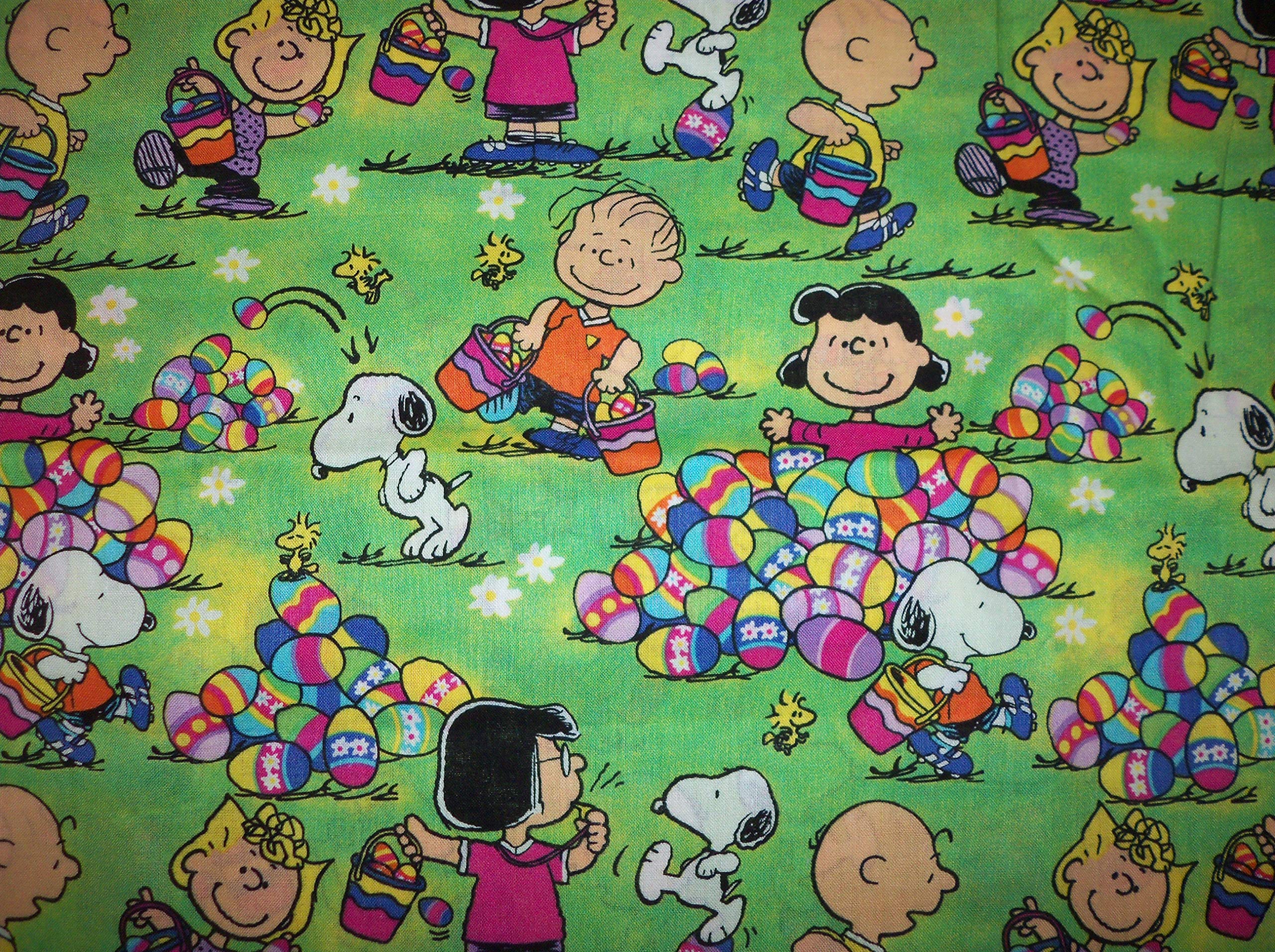 Peanuts Snoopy Easter Fabric Charlie