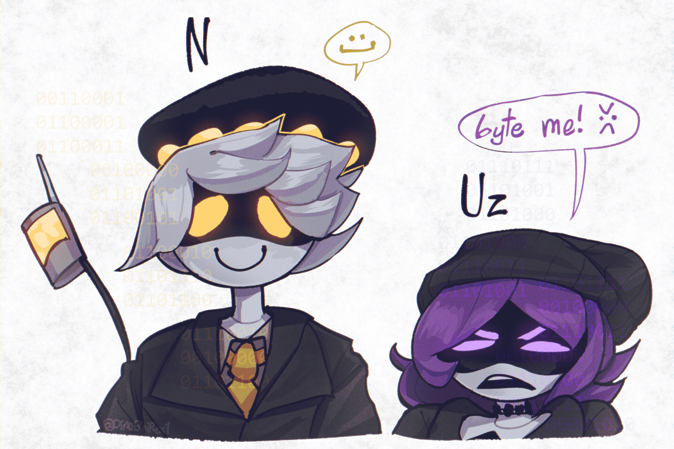 new to murder drones! decided to draw