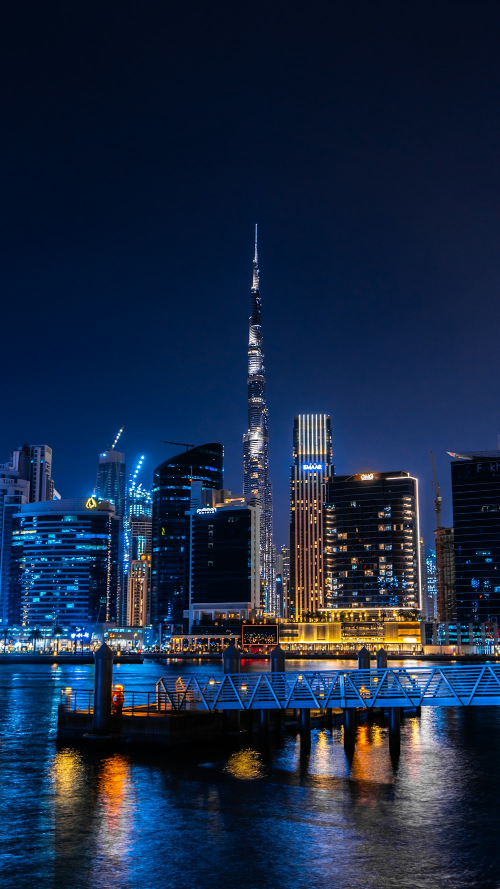 Dubai Night Picture. Download