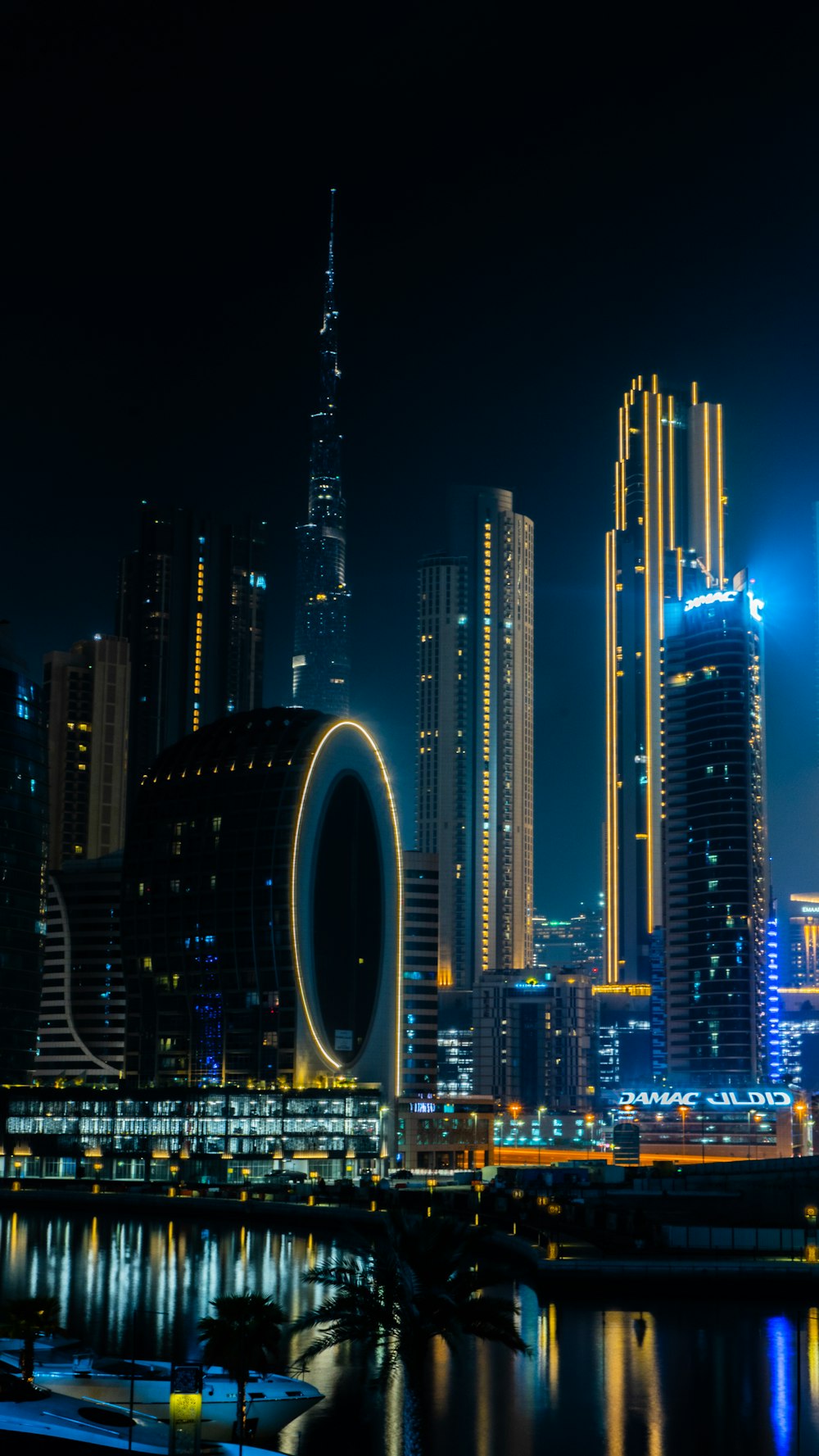 Dubai Night Picture. Download