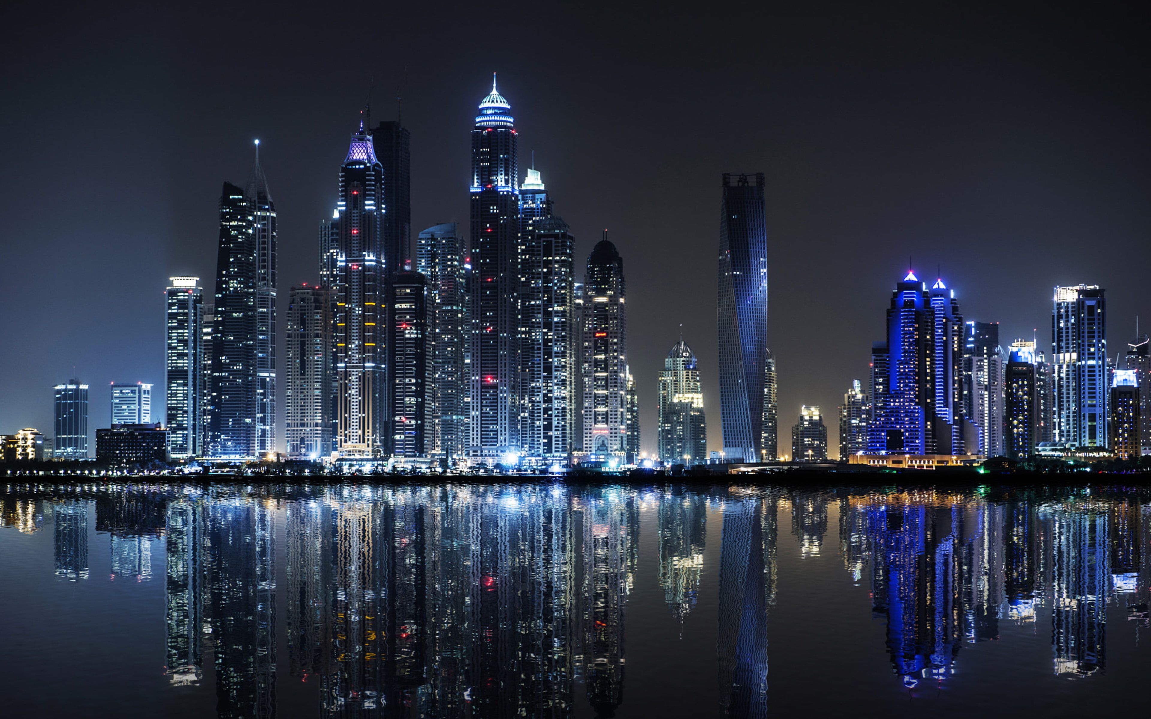 Dubai Night Wallpaper Free Dubai