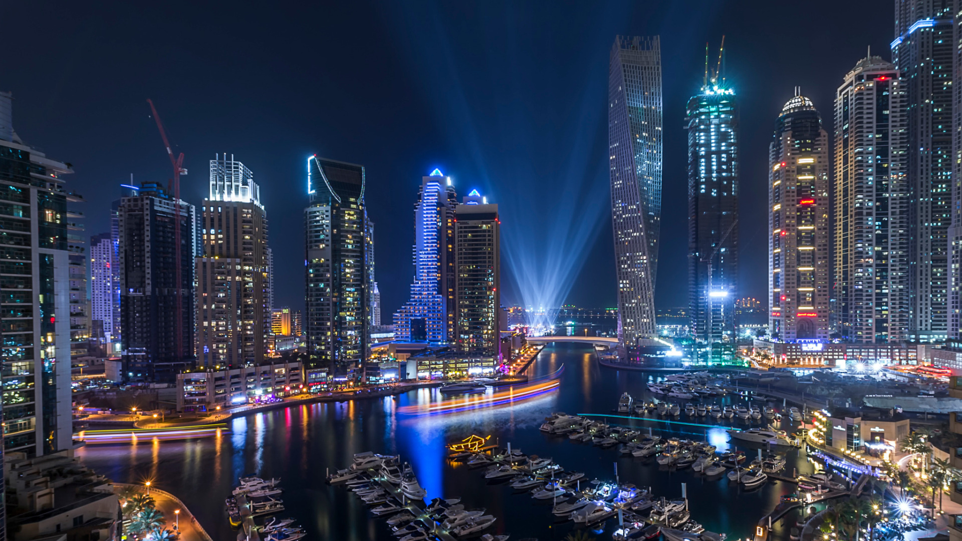 evening, Dubai, UAE, Marina, section