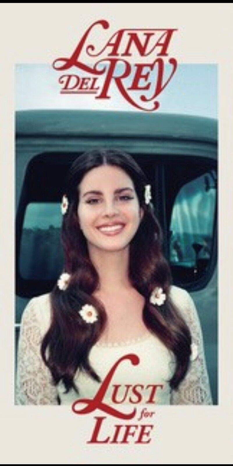LANA DEL REY LUST FOR LIFE 12x24 POSTER