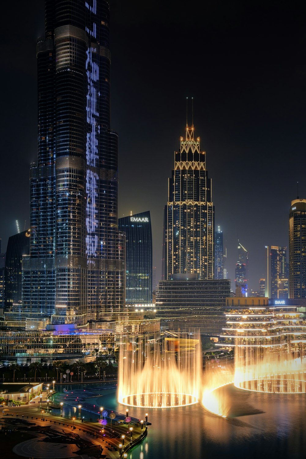 Dubai Night Picture. Download