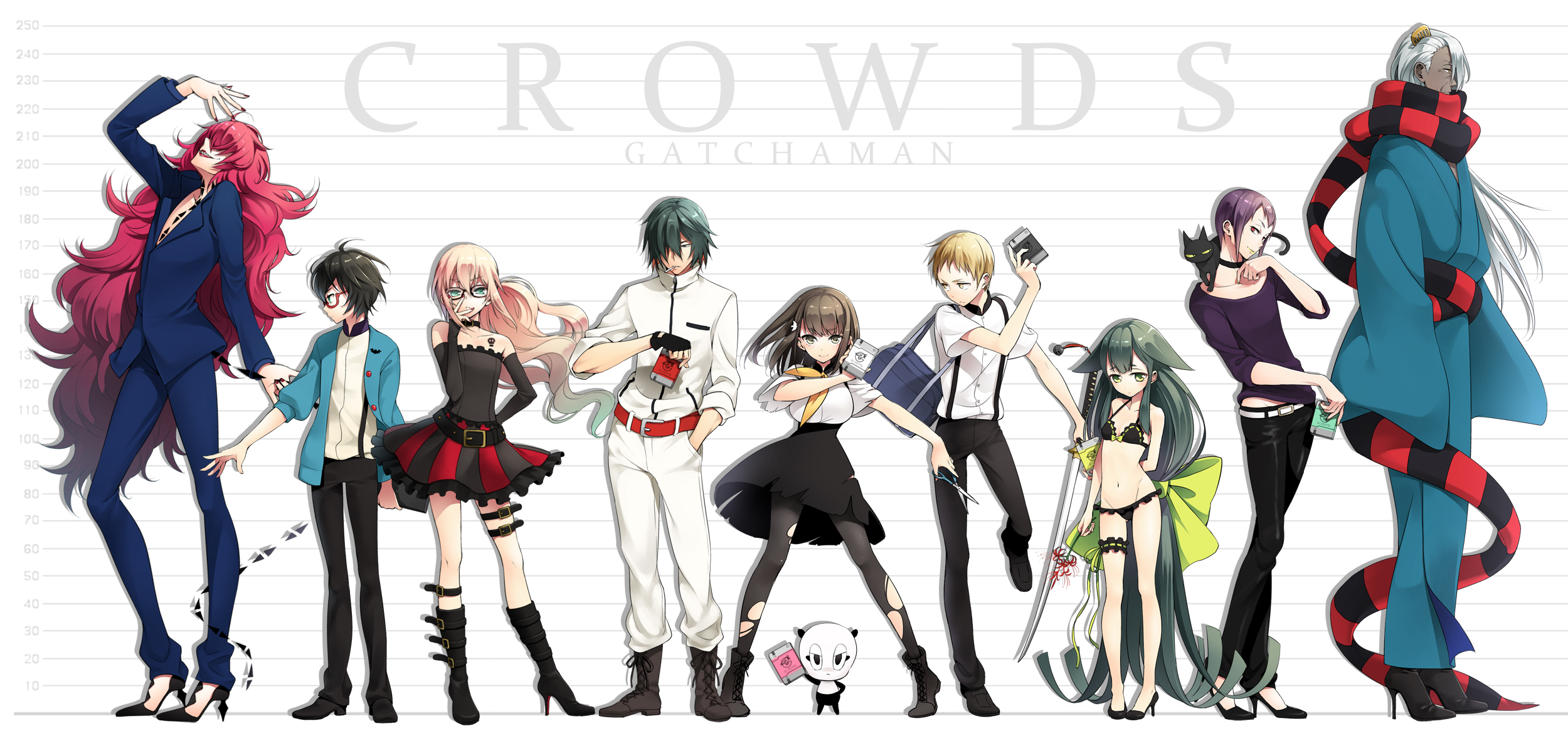 Anime Gatchaman Crowds HD Wallpaper