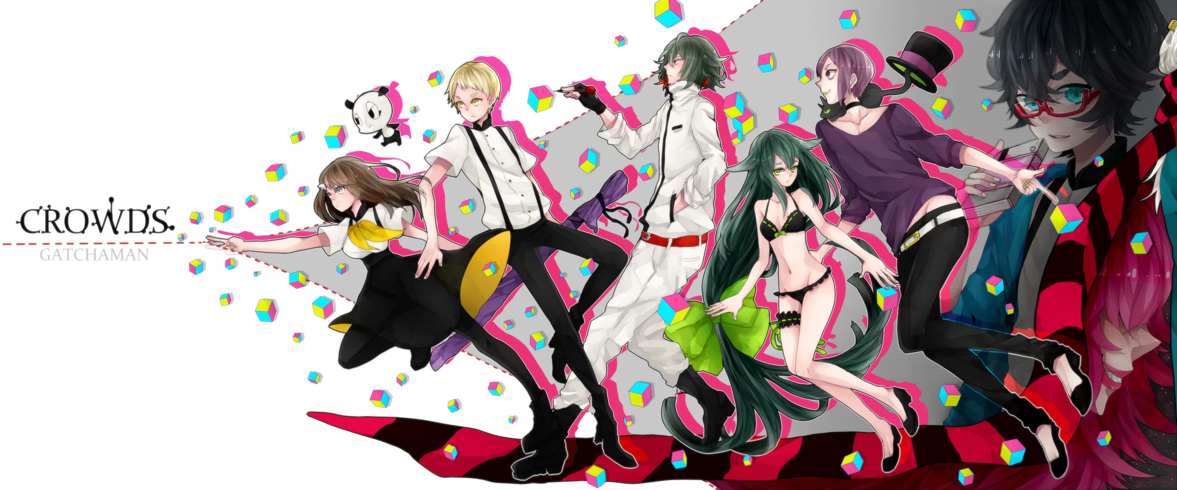 Gatchaman crowds animal berg katse cat