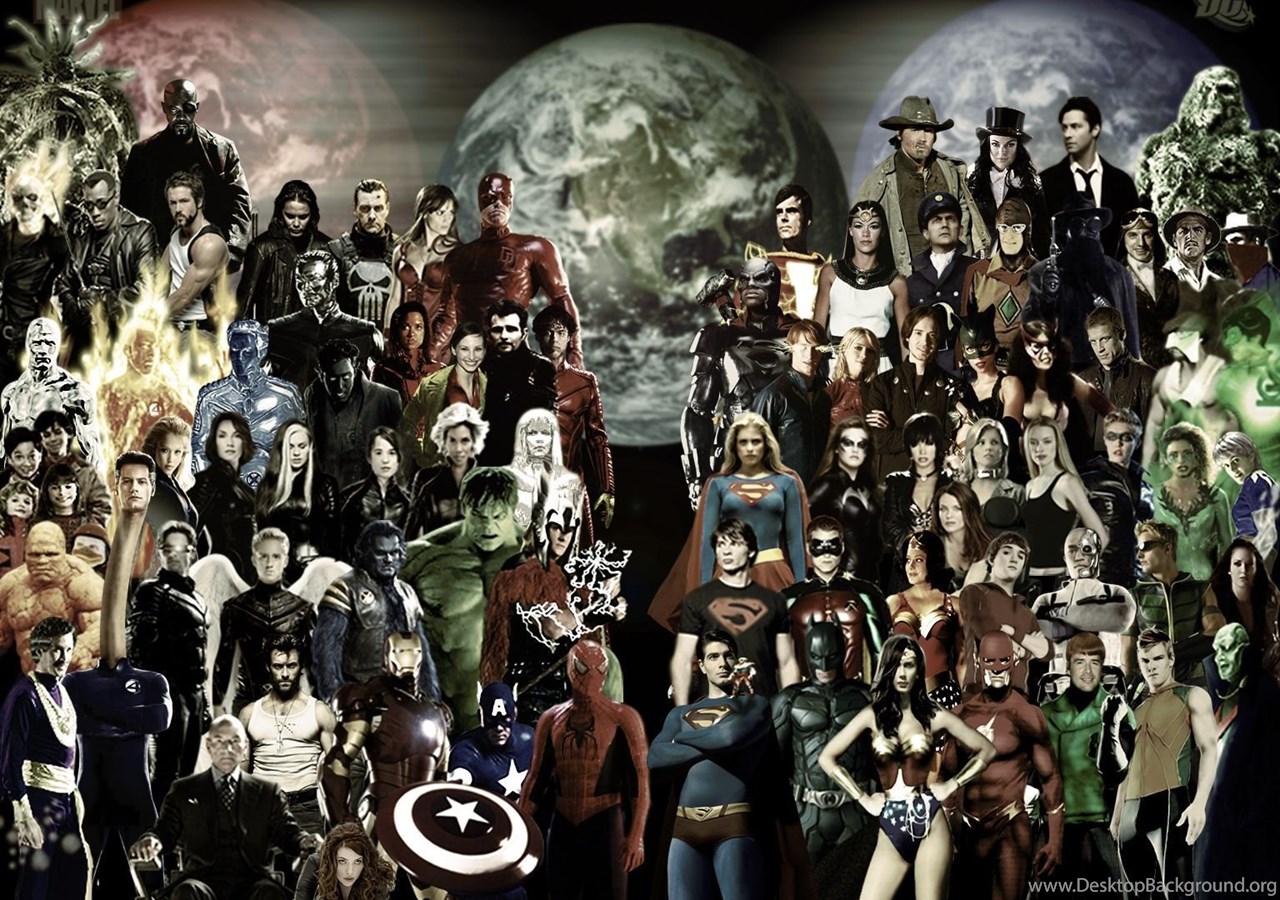 DC Vs. Marvel HD Wallpaper Desktop