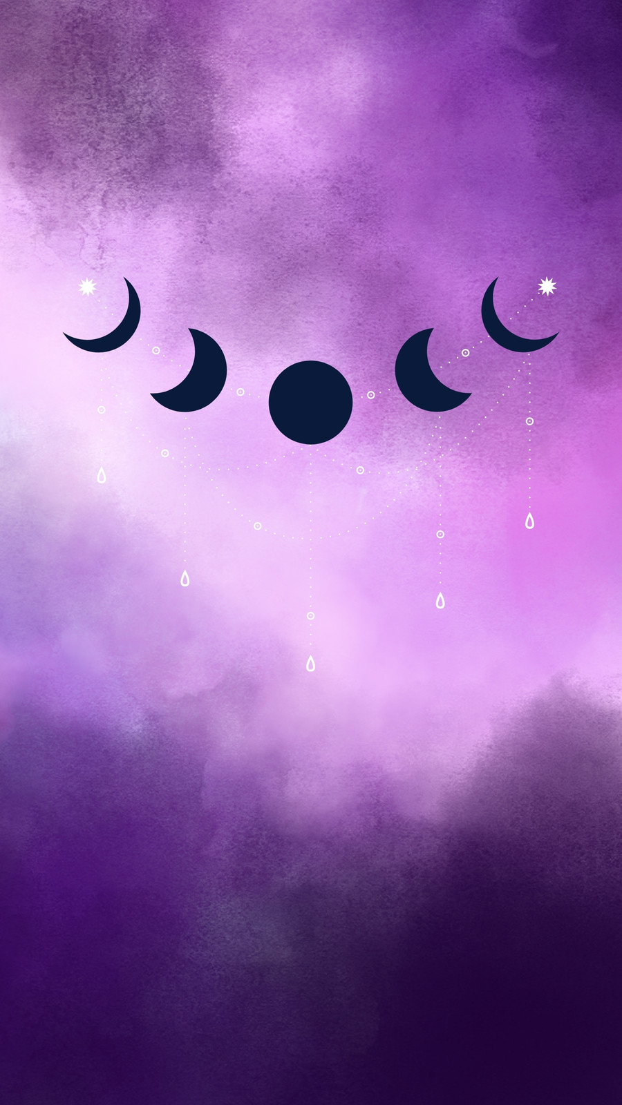 aesthetic moon wallpaper