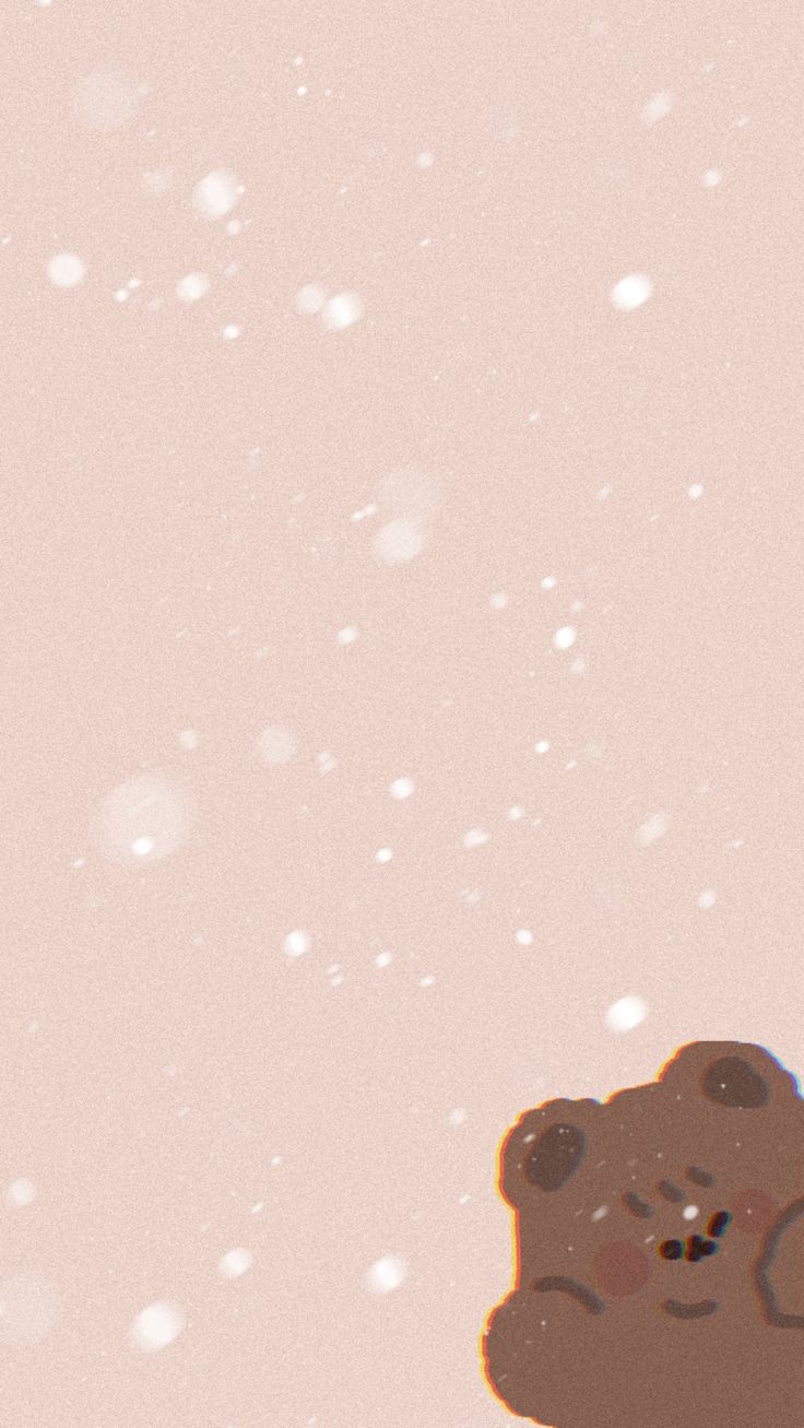 Adorable Korean Bear Wallpaper