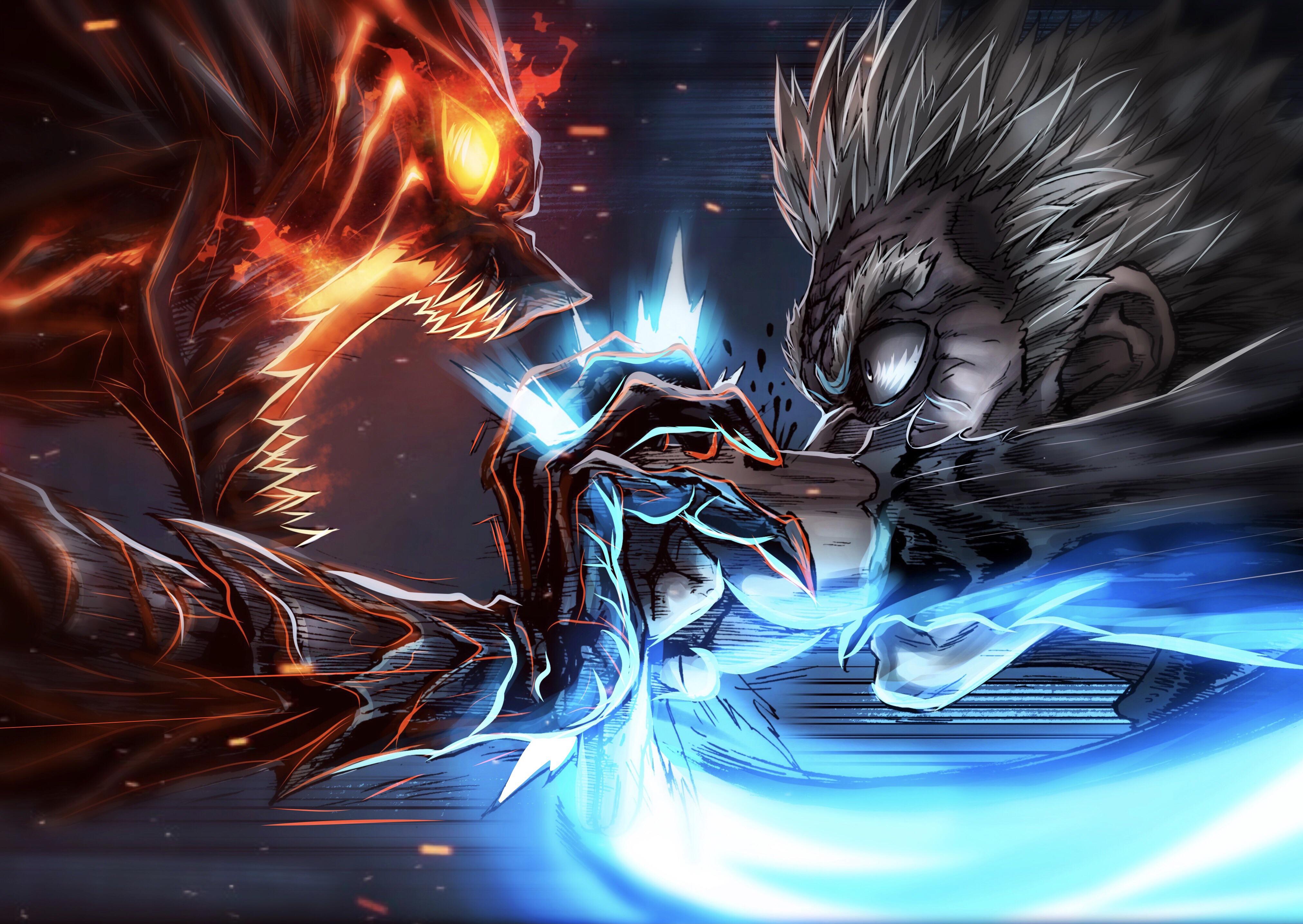 Garou vs Bang, my colouring of amazing