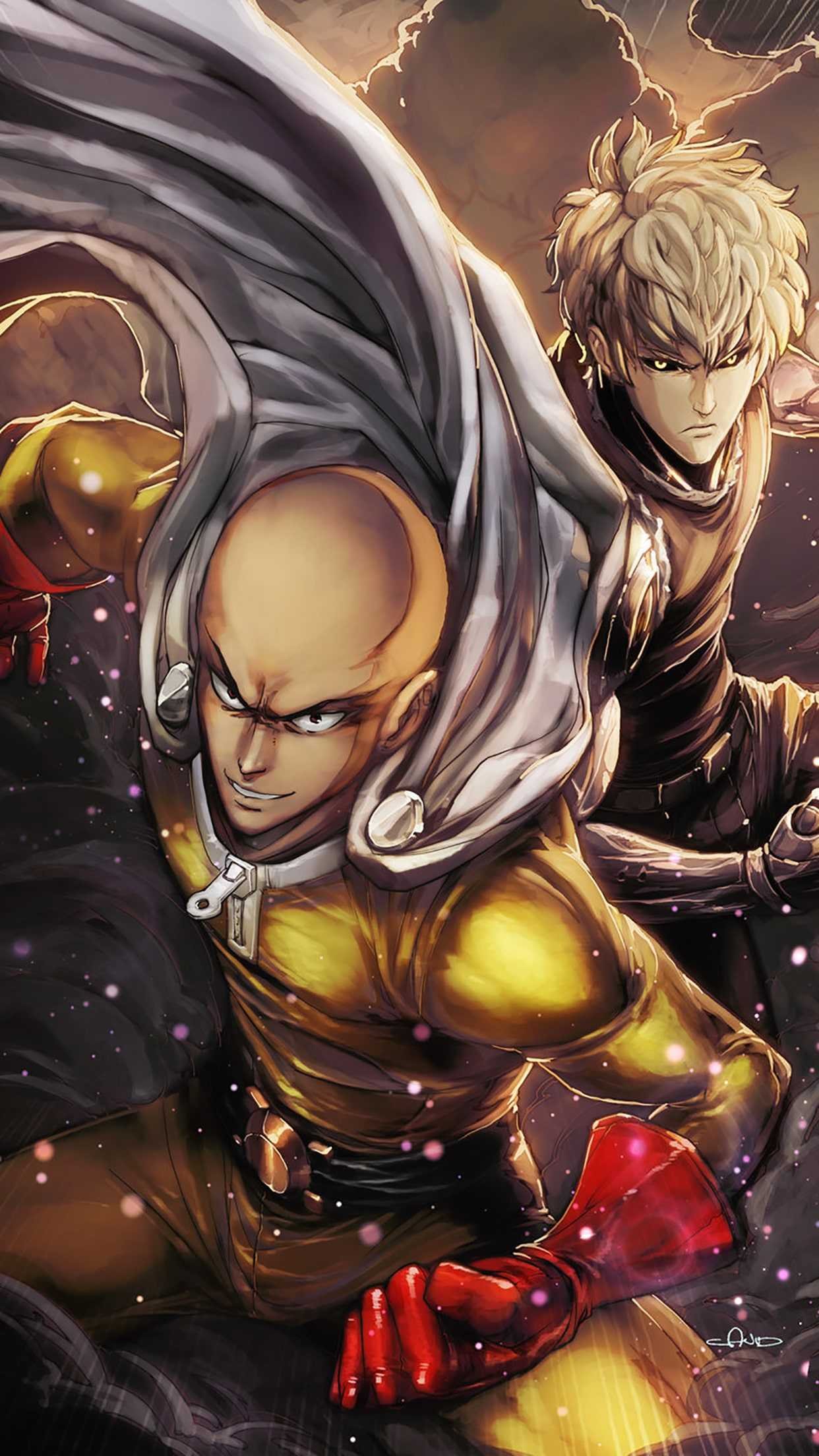 One punch man iphone wallpaper