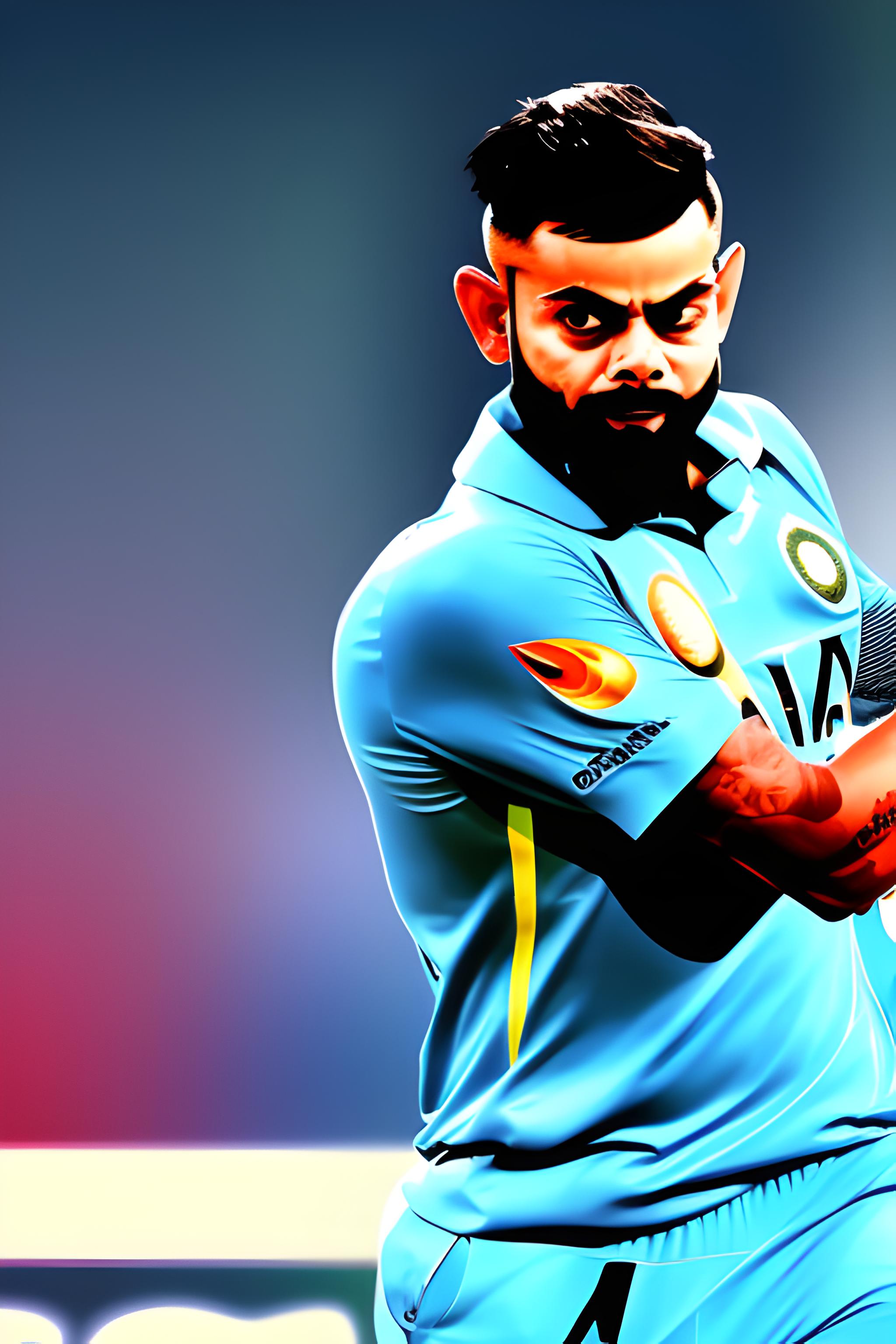 Virat Kohli wallpaper with 2024 world