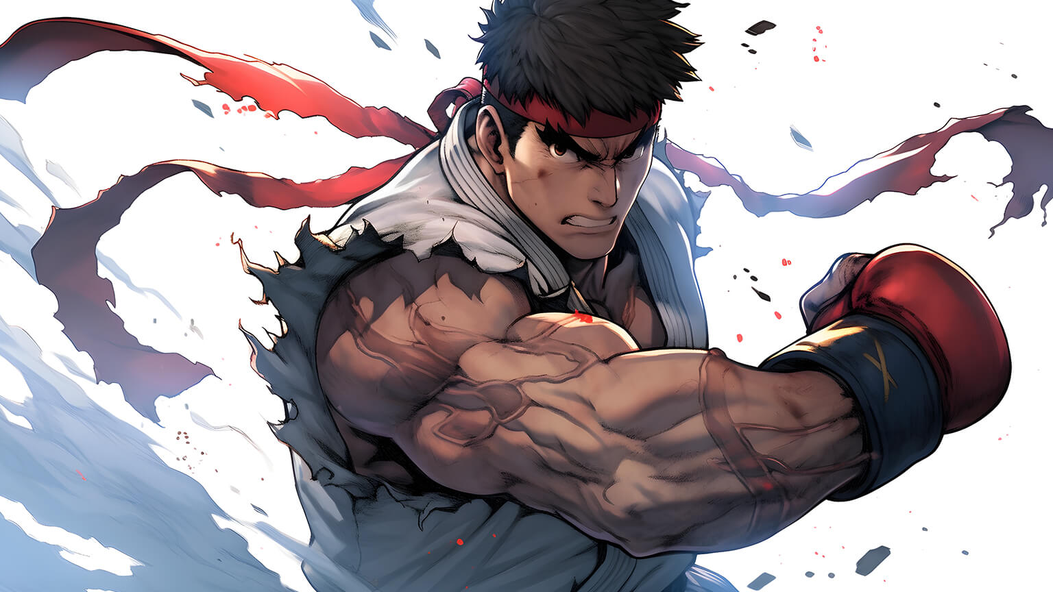 Street Fighter Ryu Punch Desktop