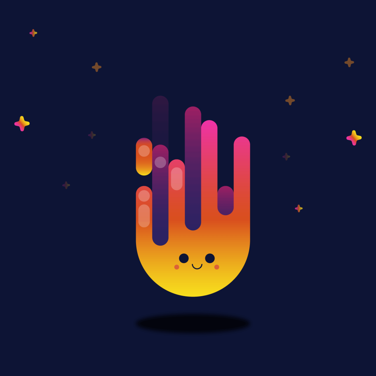 Cute expressions Wallpaper 4K, Flame