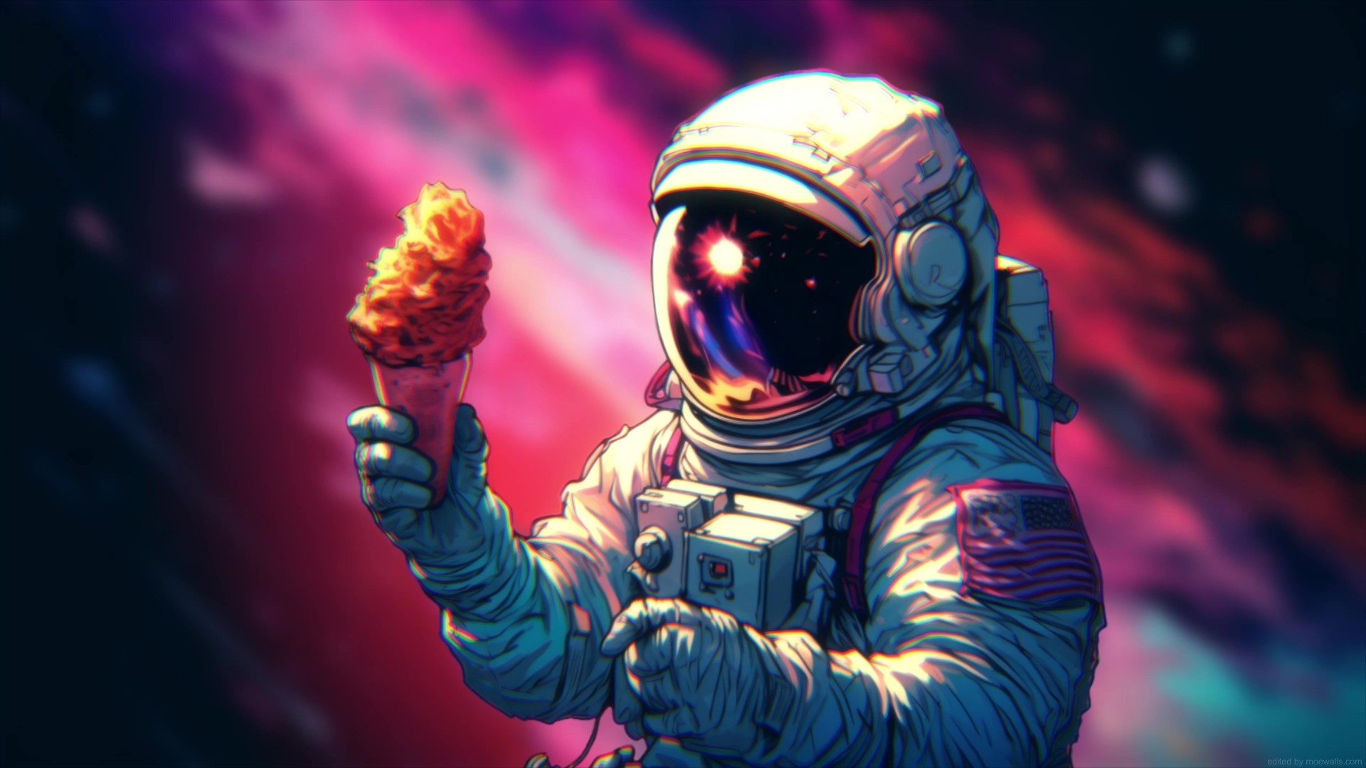 Astronaut Live Wallpaper, Animated