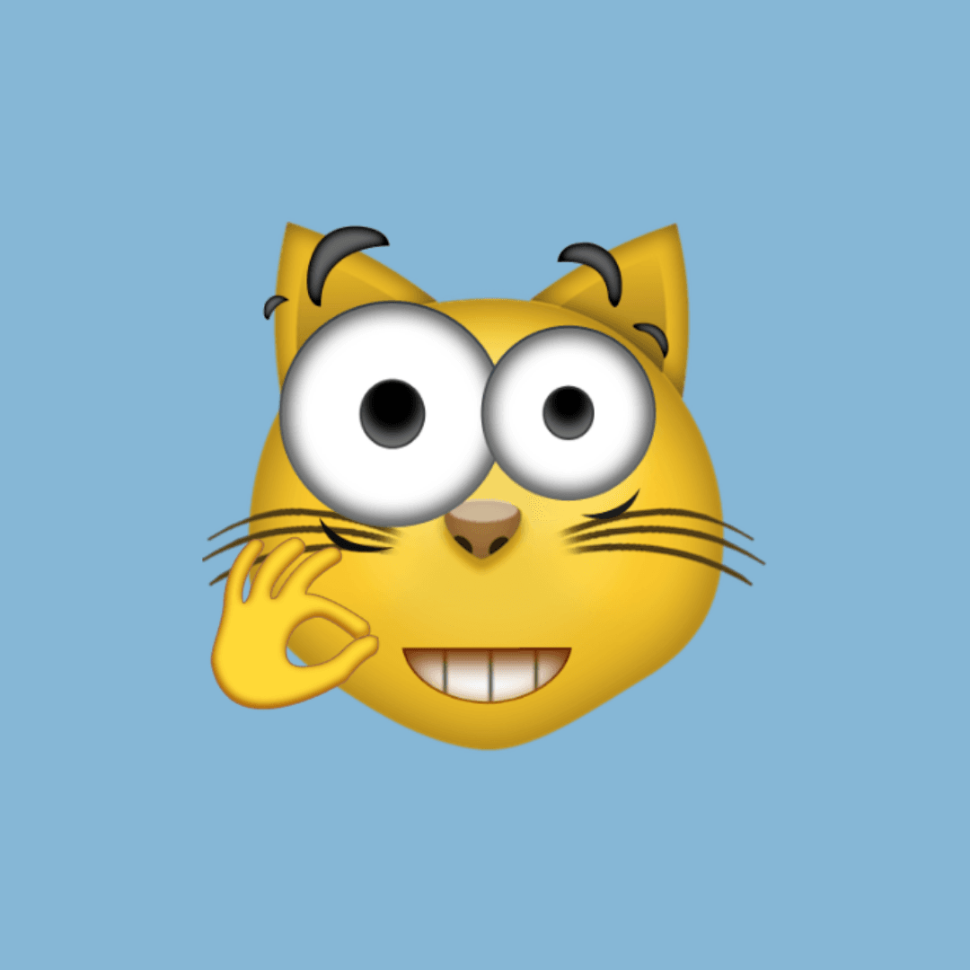 Cool Cat Emoji of everything