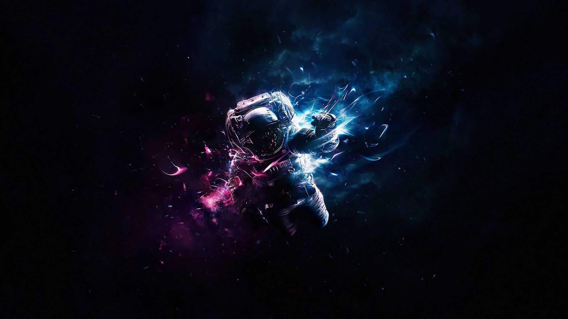 Download wallpaper 1920x1080 cosmonaut