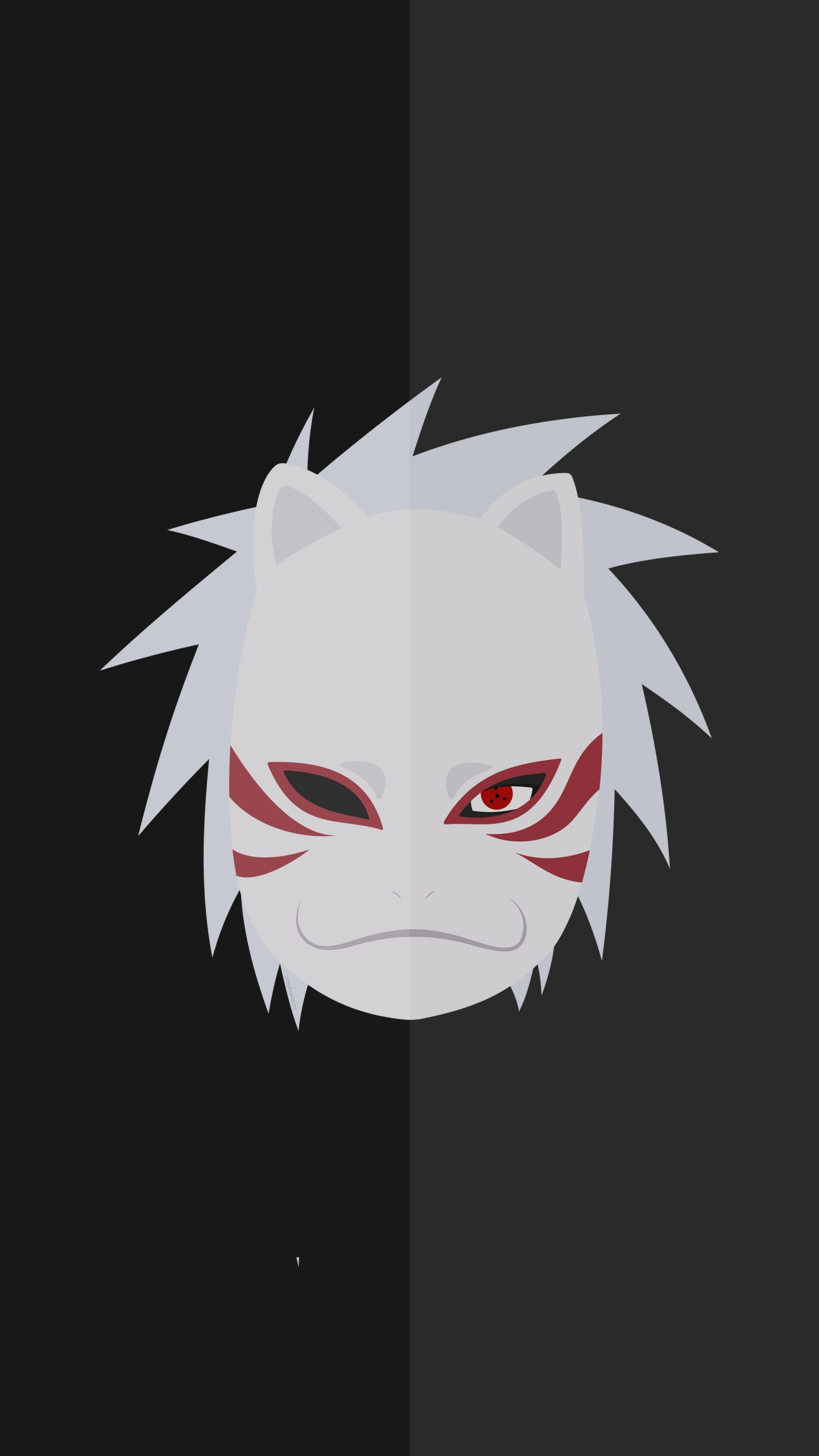 wallpaper 1440x2560 anbu, mask, naruto