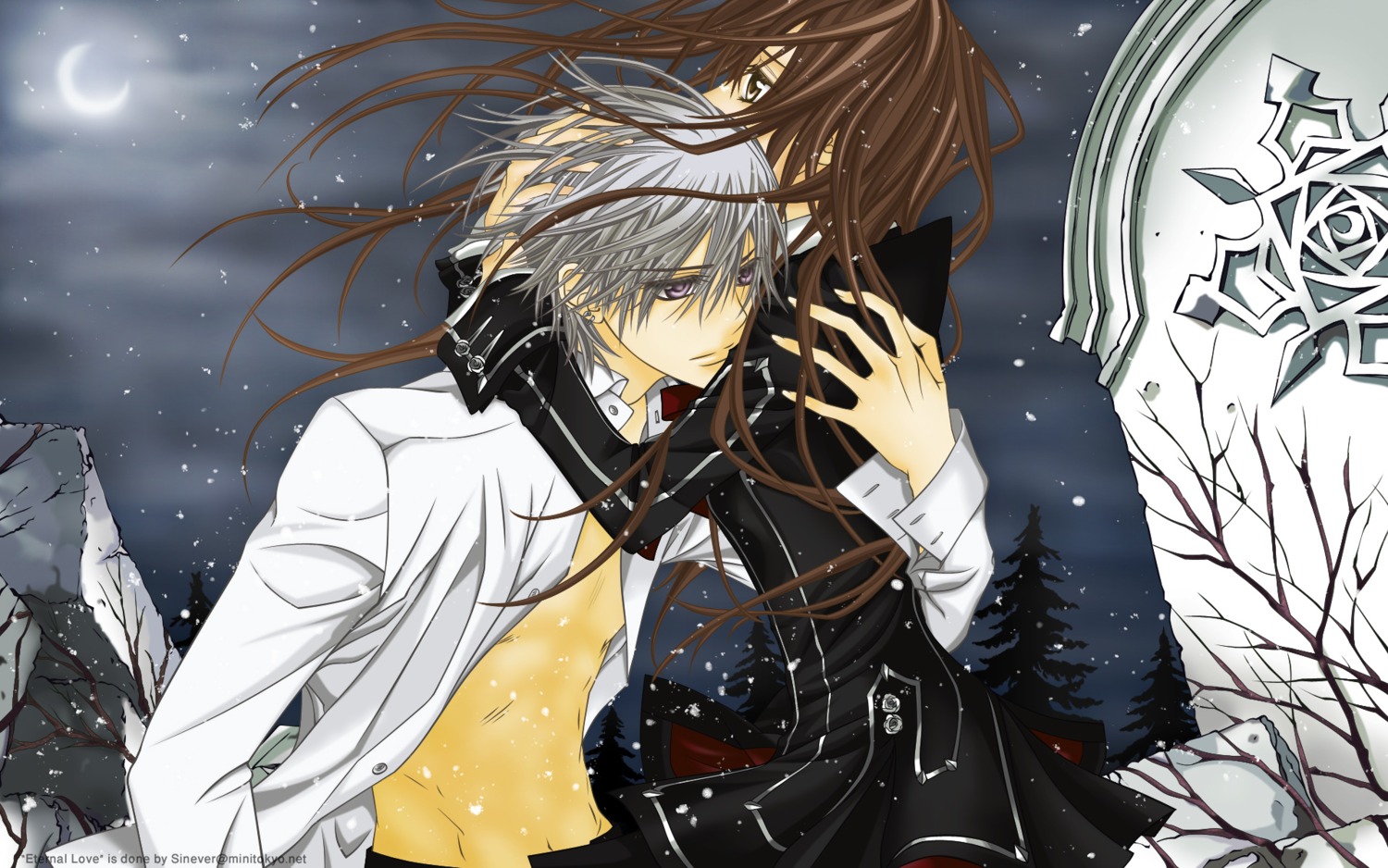 vampire knight cross yuuki kiryuu zero
