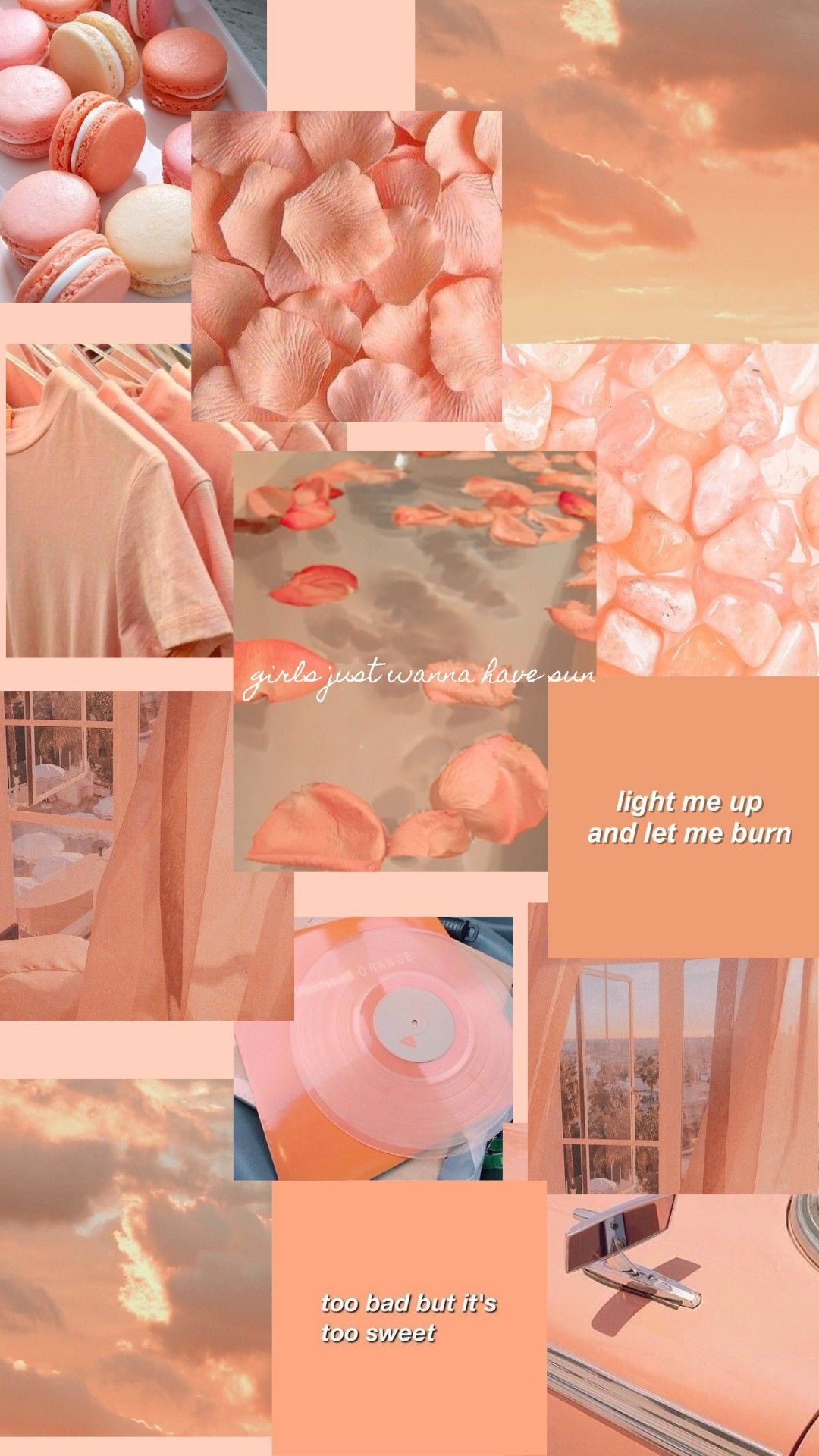 aesthetic wallpaper #peach #aesthetic