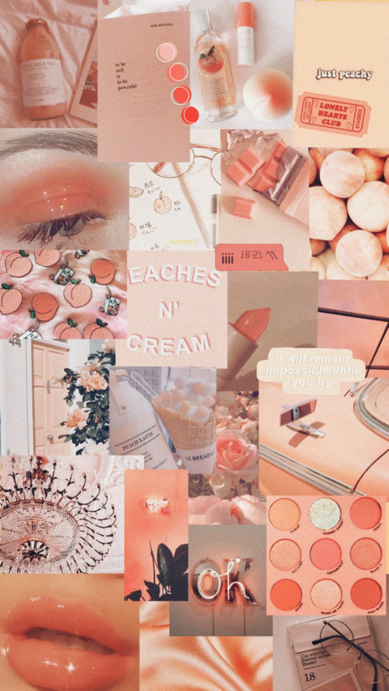 Peach wallpaper peach aesthetic peach