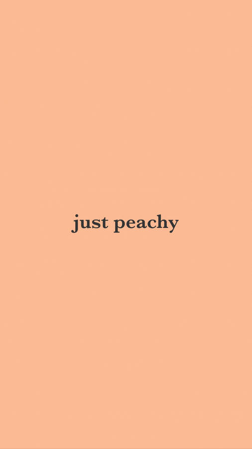 Peach Color Aesthetic Wallpaper