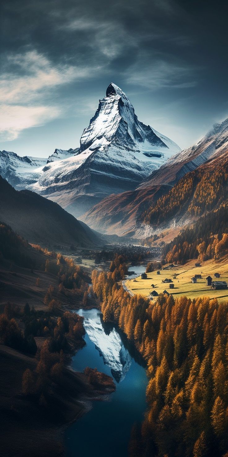 The Matterhorn Under A Cloud Sky Wallpapers - Wallpaper Cave