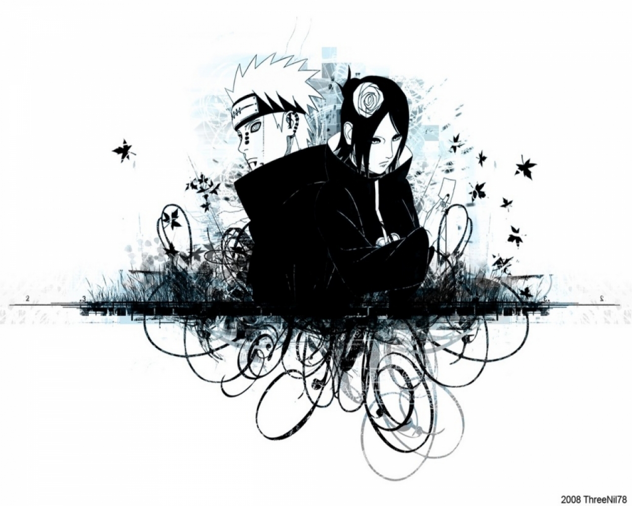 Naruto Wallpaper: Yahiko Konan