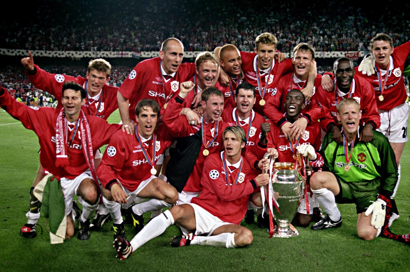 Manchester United's 1999 Treble Winners