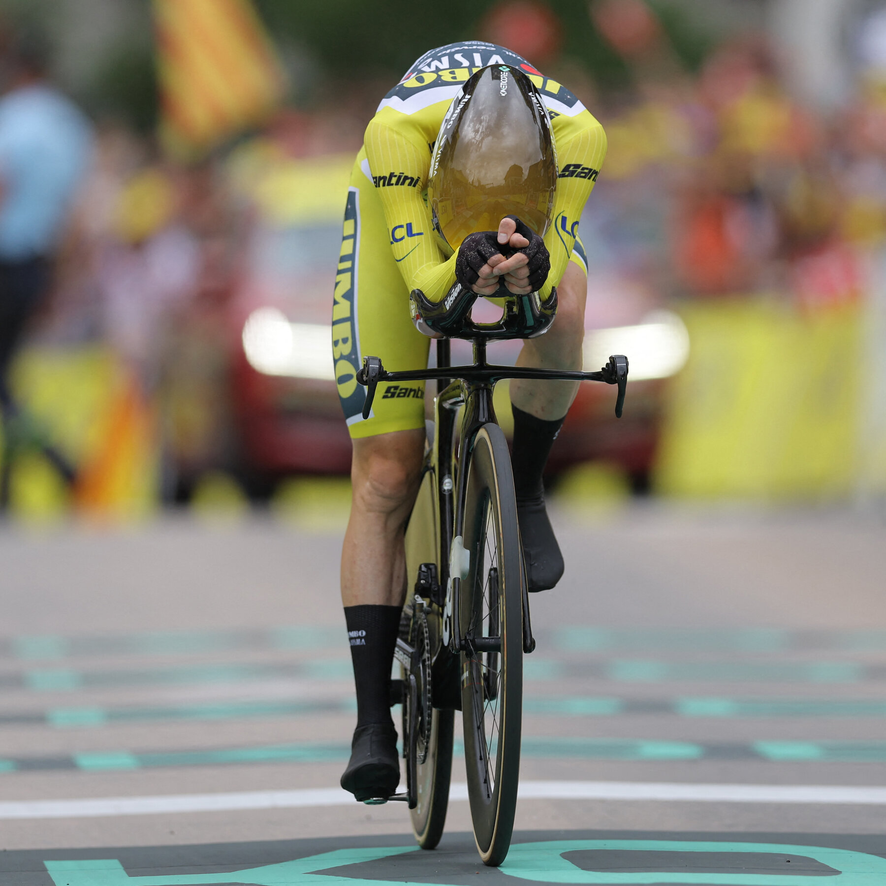 Denmark's Jonas Vingegaard Nears