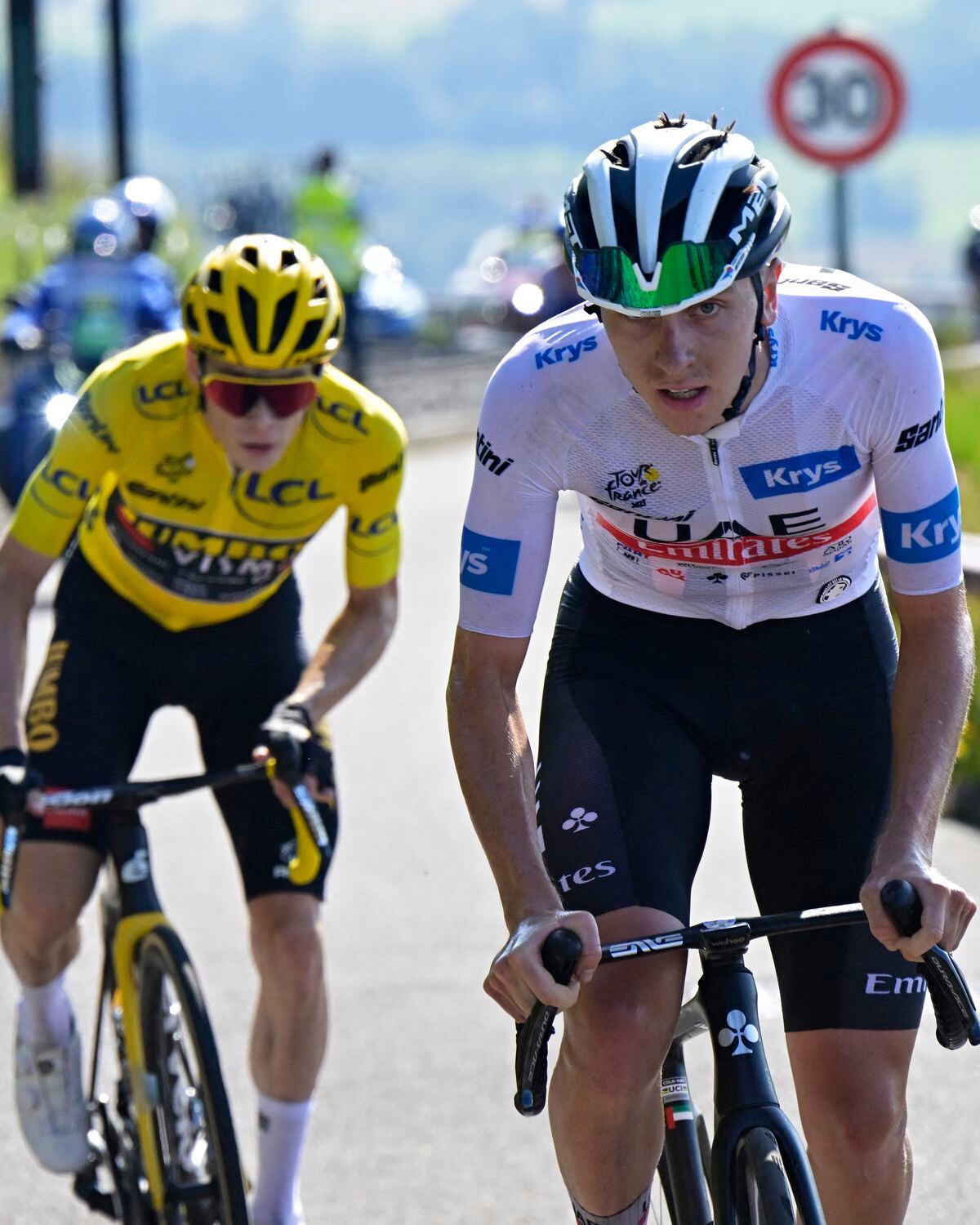 Smiling Pogacar ready for Tour part two