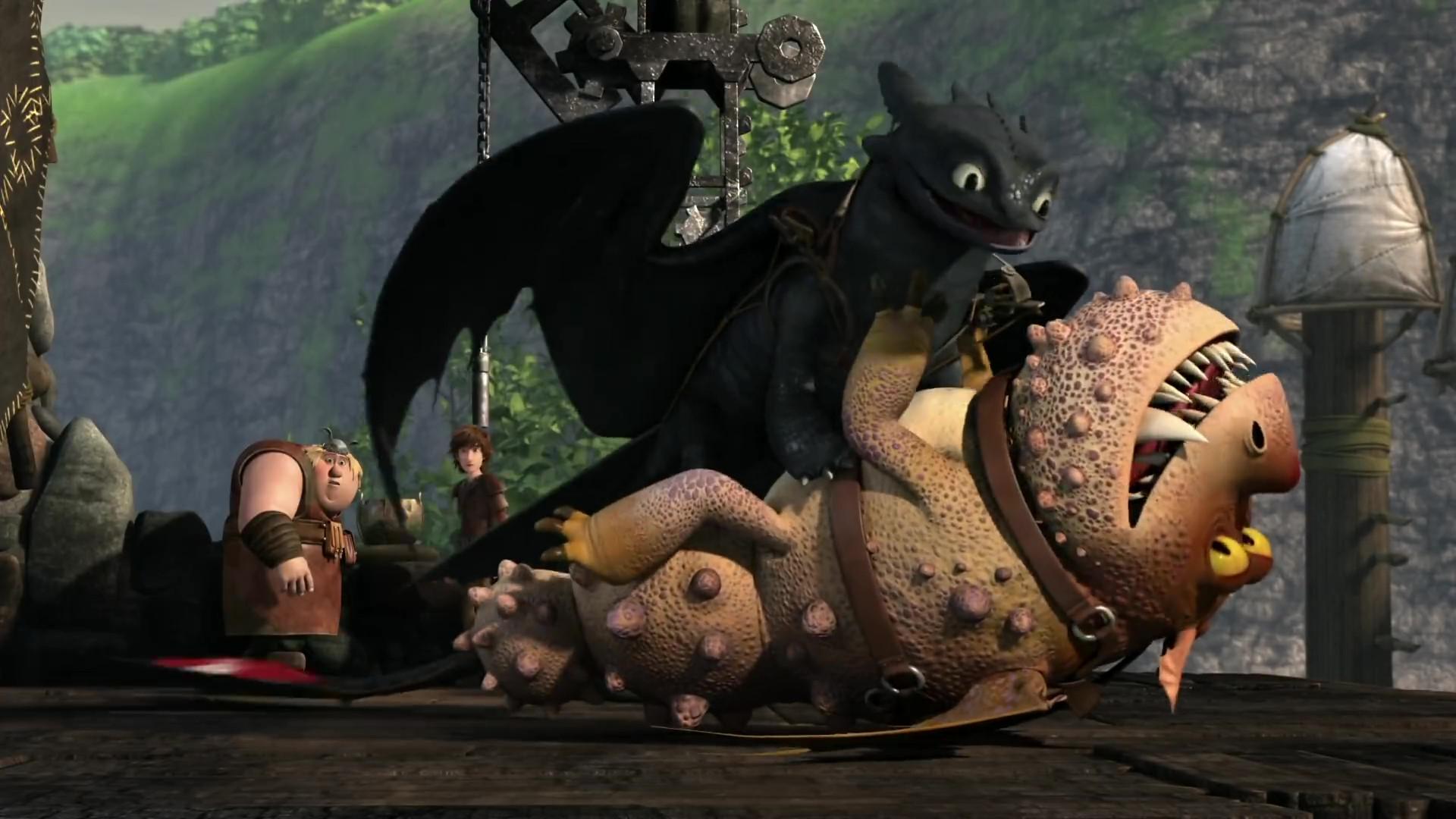 Toothless and Meatlug